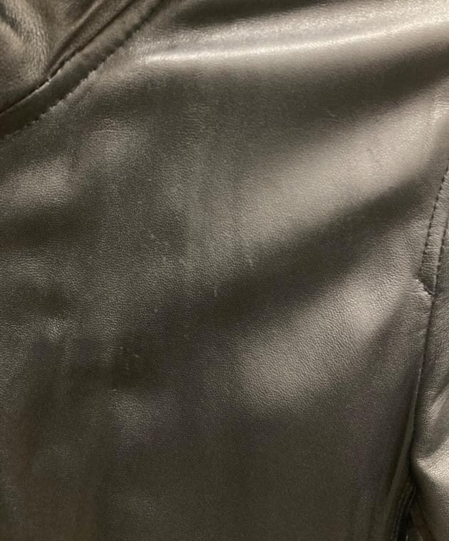 中古・古着通販】ESTNATION (エストネーション) フーデットレザー