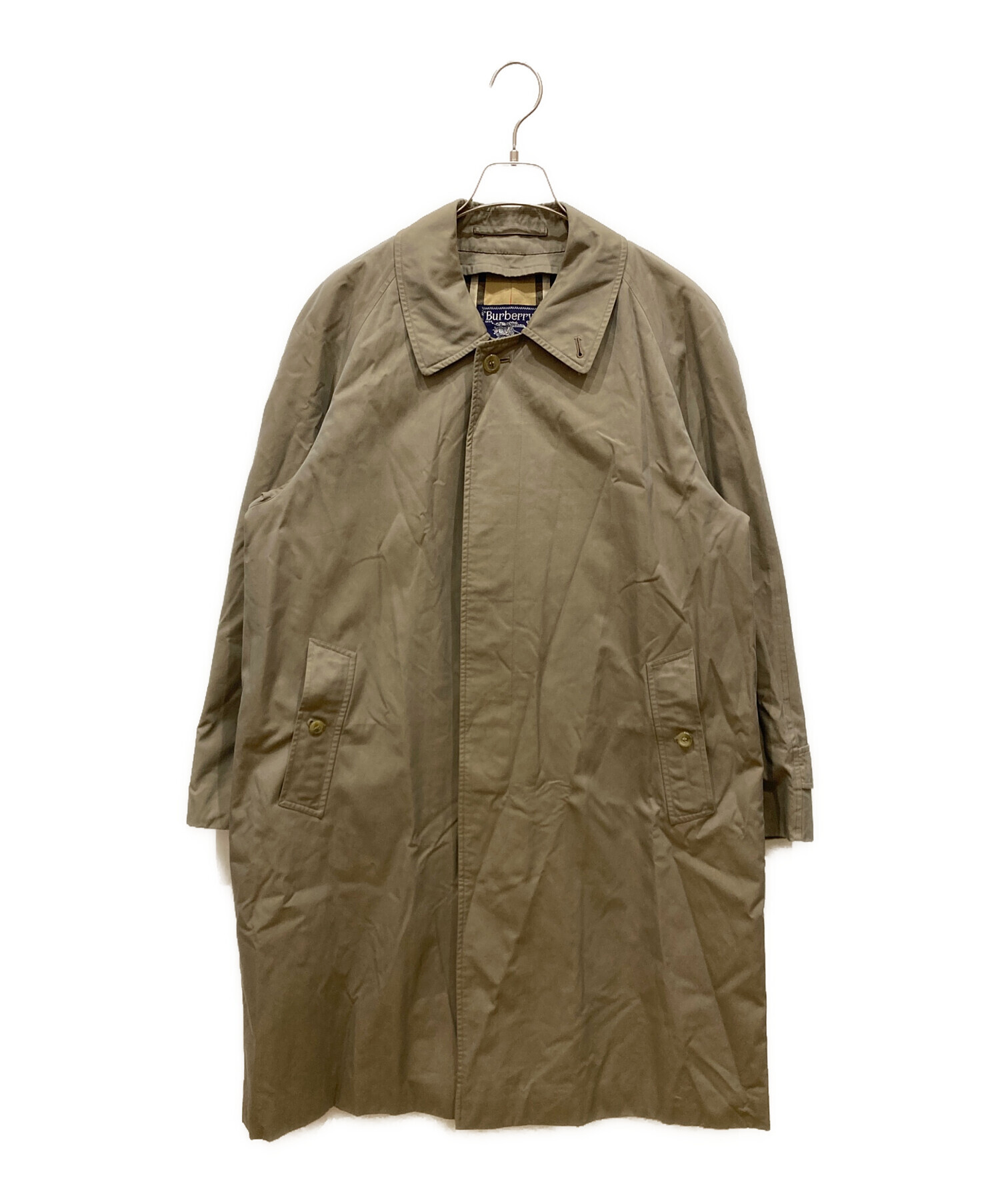 中古・古着通販】BURBERRY (バーバリー) ステンカラーコート ベージュ