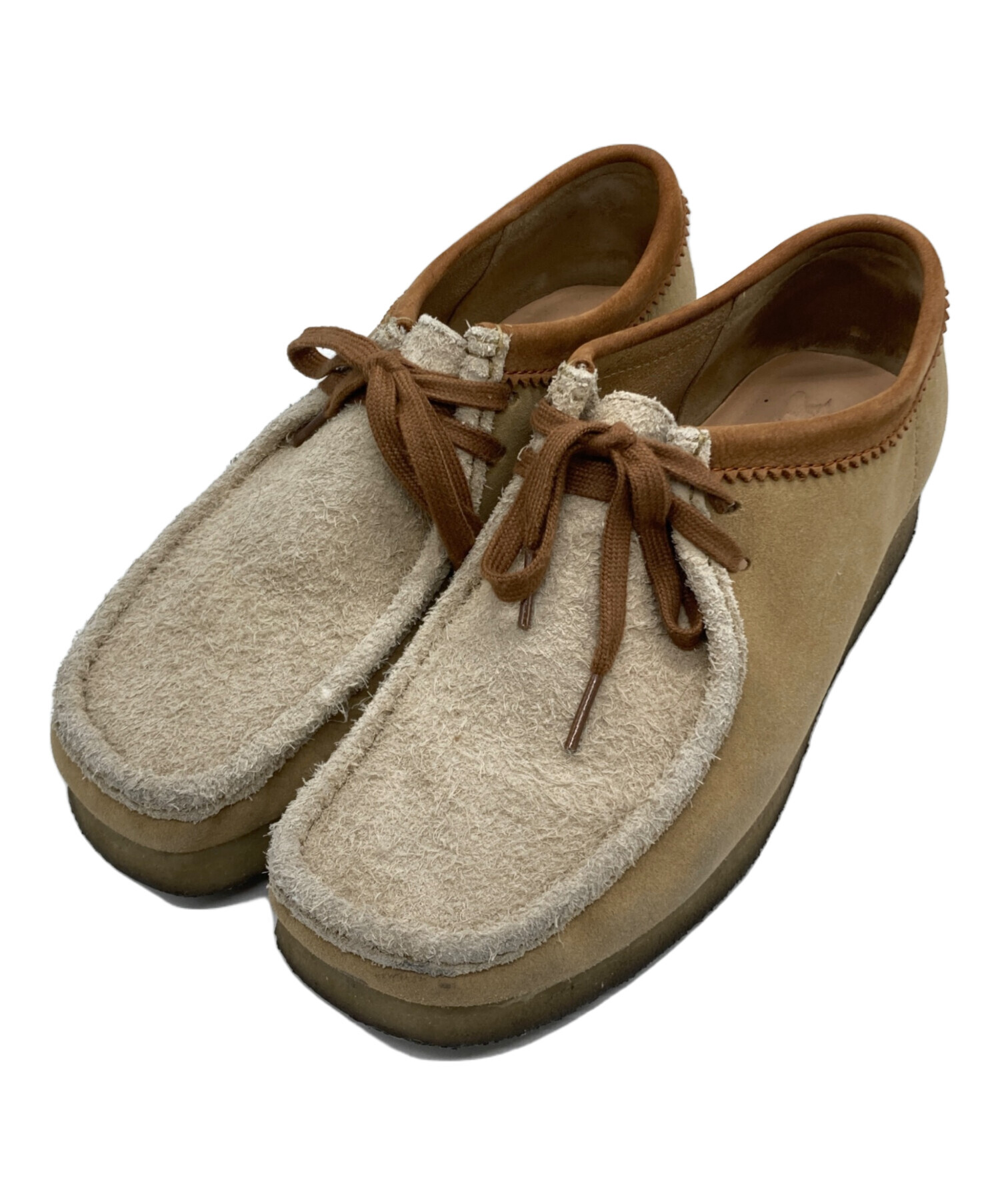 中古・古着通販】CLARKS (クラークス) ワラビーシューズ ベージュ