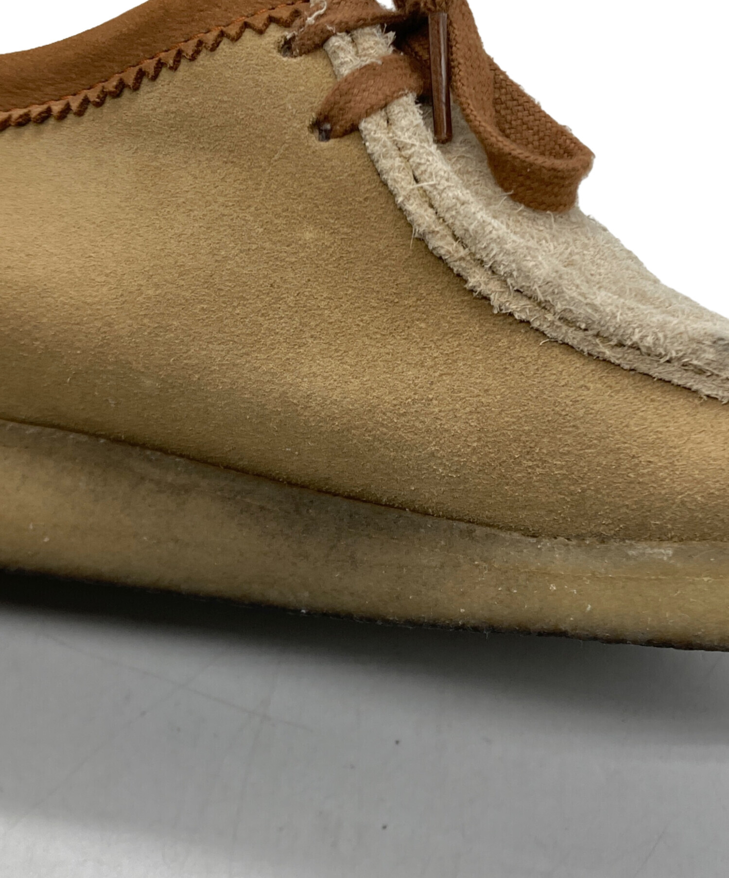 中古・古着通販】CLARKS (クラークス) ワラビーシューズ ベージュ