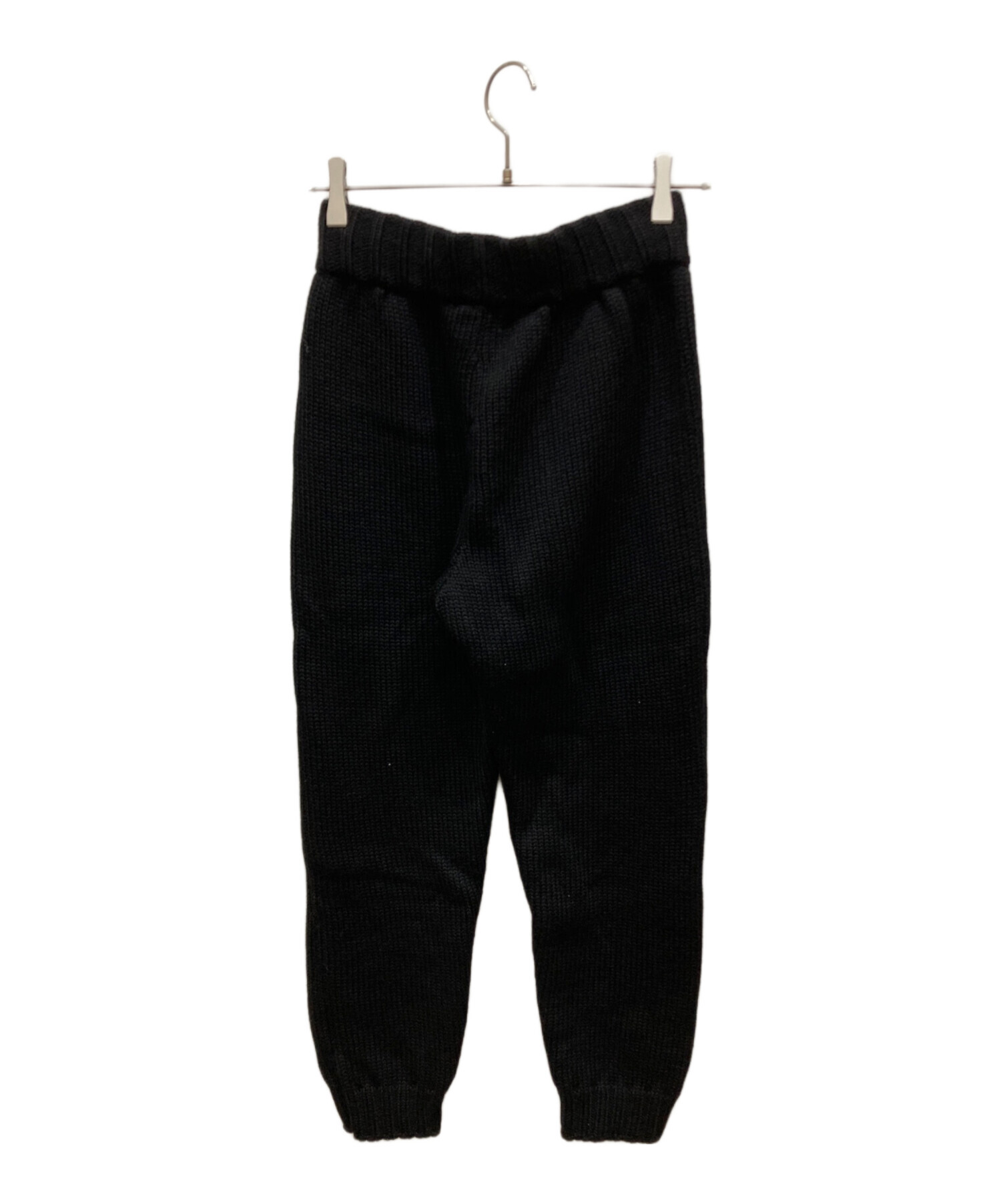 中古・古着通販】PRADA (プラダ) ニットパンツ ブラック サイズ:44