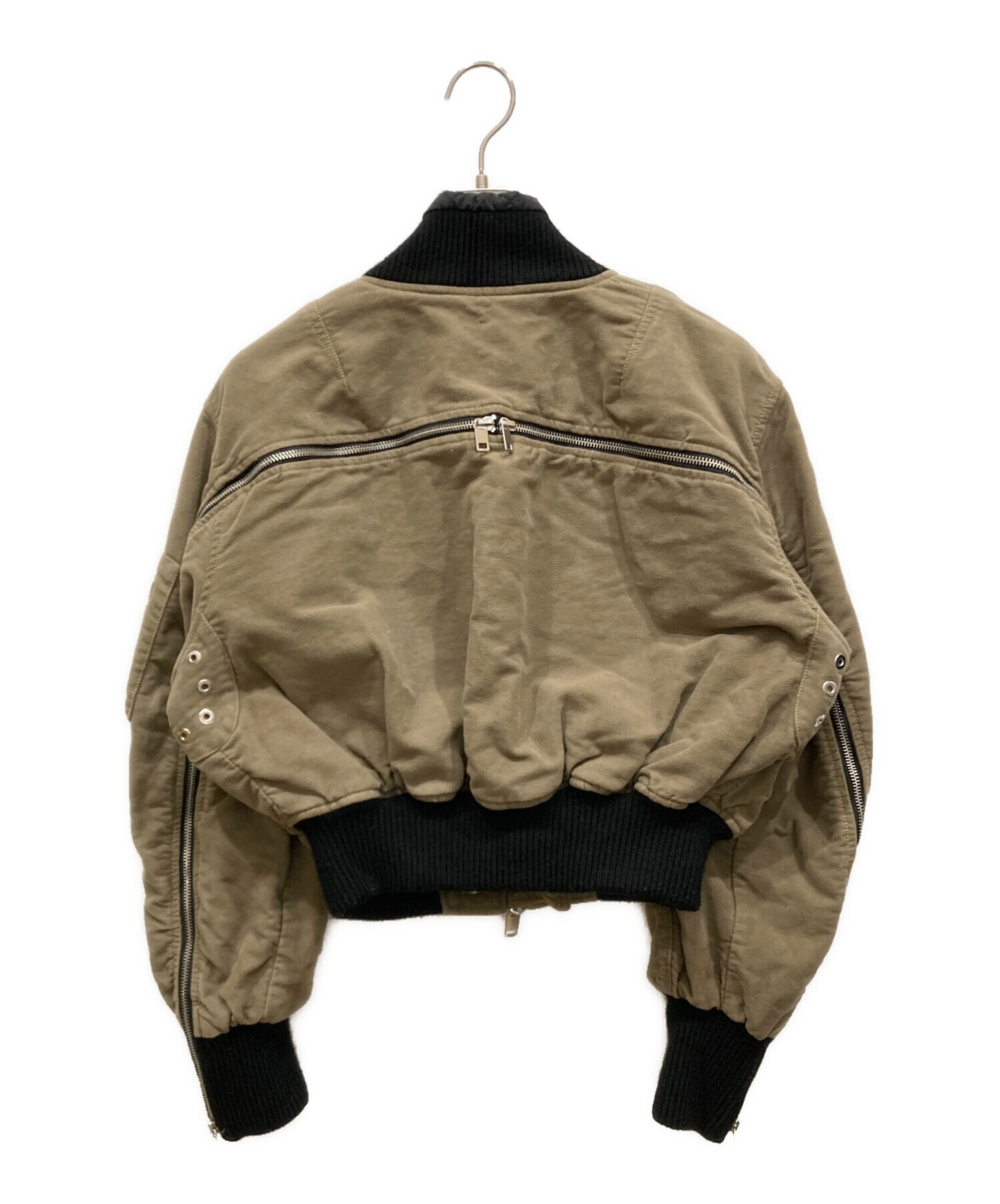 DIESEL アウター　キルティングブルゾン 中古・古着通販】DIESEL (ディーゼル) ジッパーデザイン キルティング