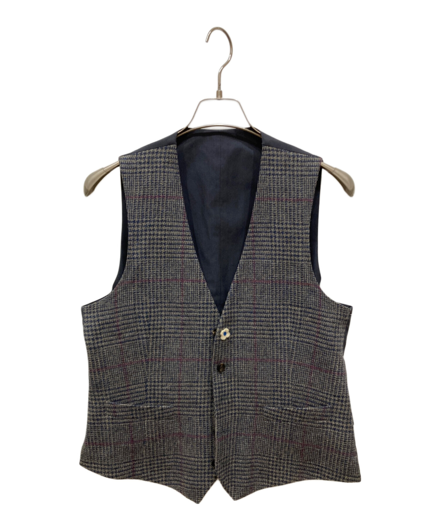 中古・古着通販】LARDINI (ラルディーニ) ジレ ネイビー サイズ:48