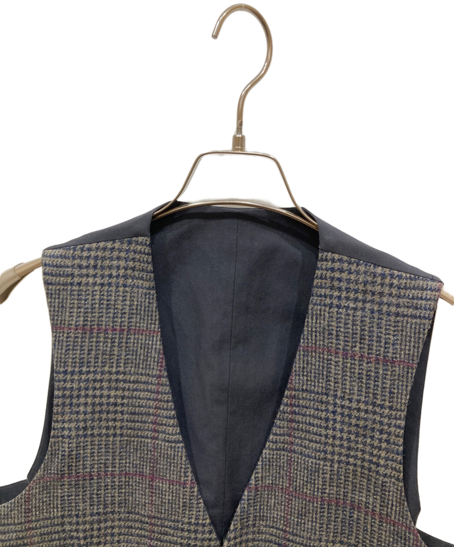 中古・古着通販】LARDINI (ラルディーニ) ジレ ネイビー サイズ:48