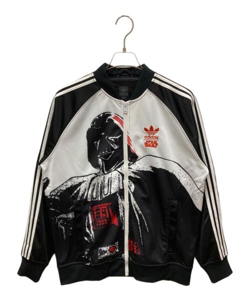 adidasトラックジャケット白/黒サイズＭ 新品未使用品 中古・古着通販】adidas (アディダス) トラックジャケット ホワイト