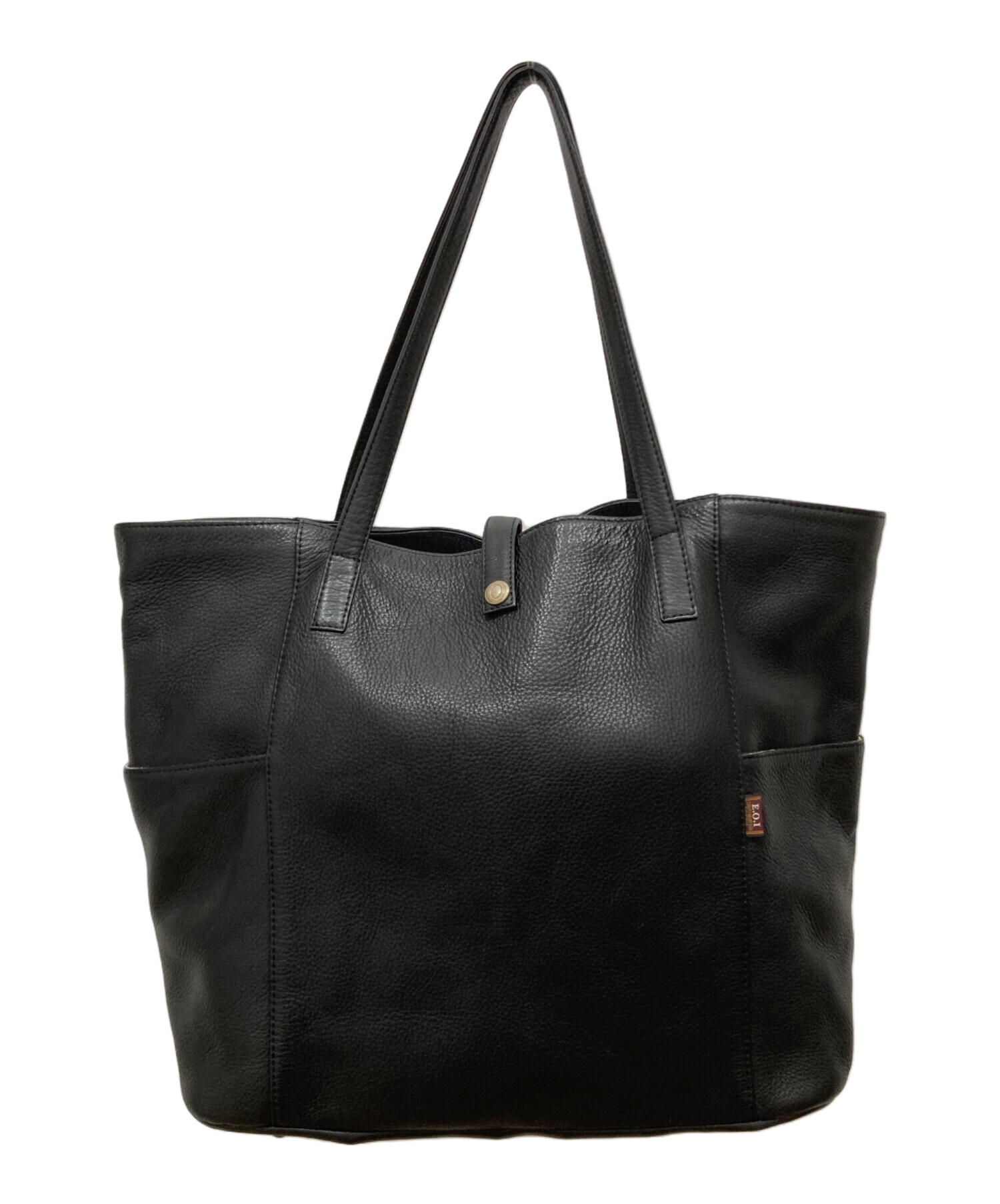 MR.OLIVE 撥水レザーエコトートバッグ　ブラック　ミスターオリーブ MR.OLIVE（ミスターオリーブ） トートバッグ WATER PROOF WASHABLE