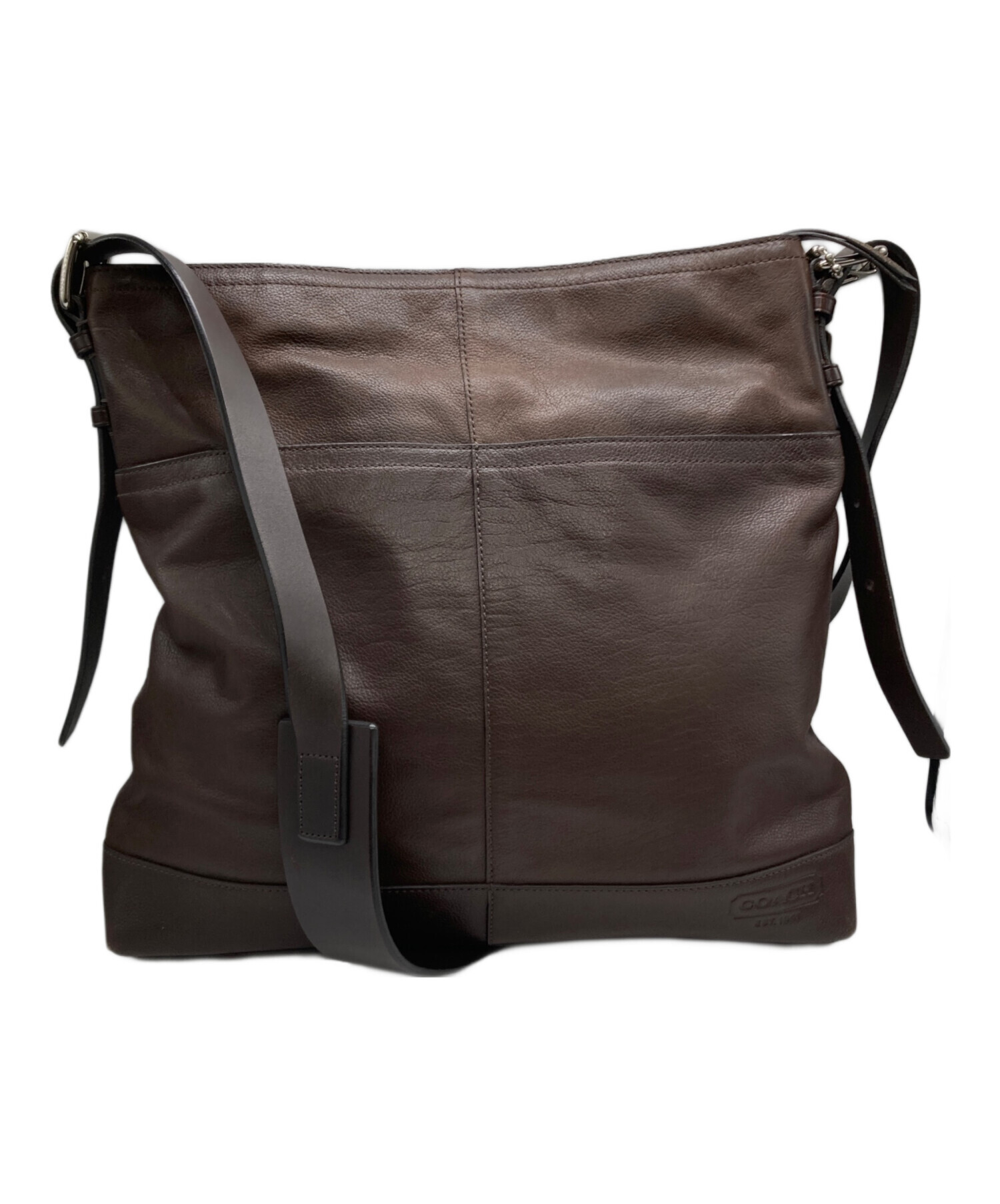中古・古着通販】COACH (コーチ) ショルダーバッグ ブラウン｜ブランド 