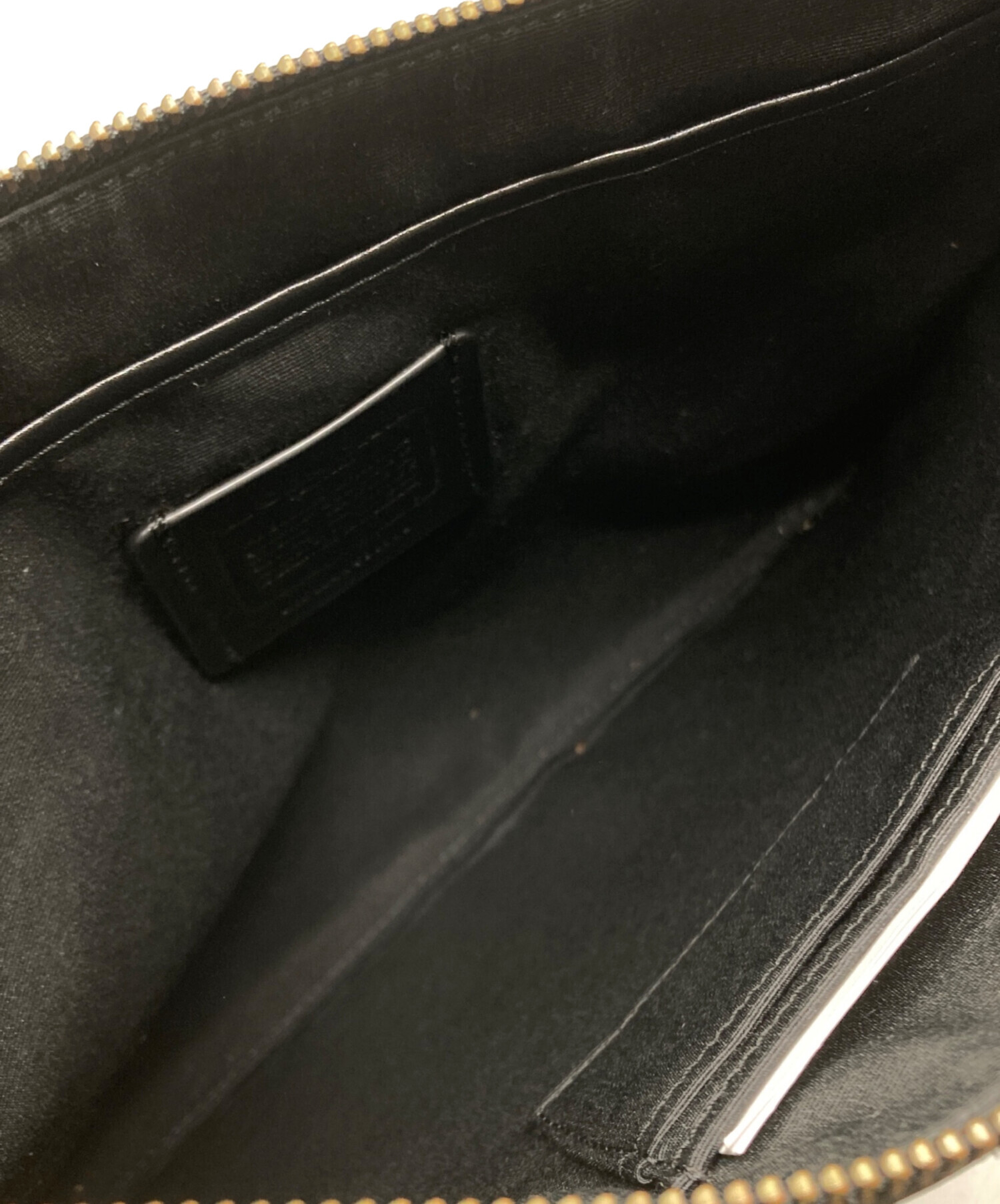 中古・古着通販】COACH (コーチ) クラッチバッグ ネイビー｜ブランド 