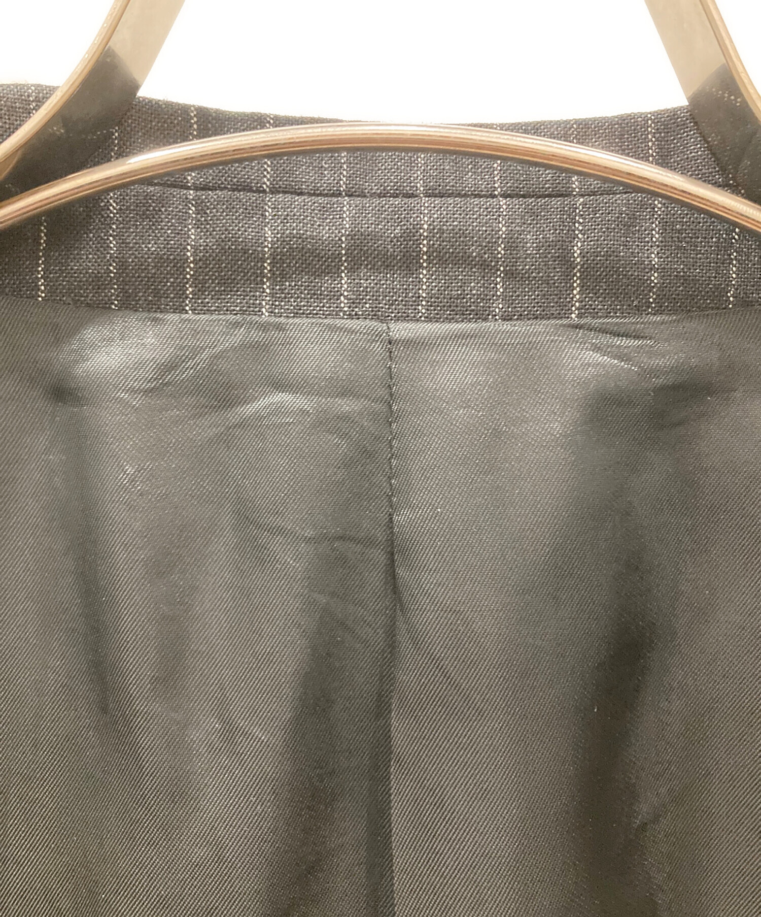 中古・古着通販】CELINE (セリーヌ) ダブルブレスト ジャケット グレー