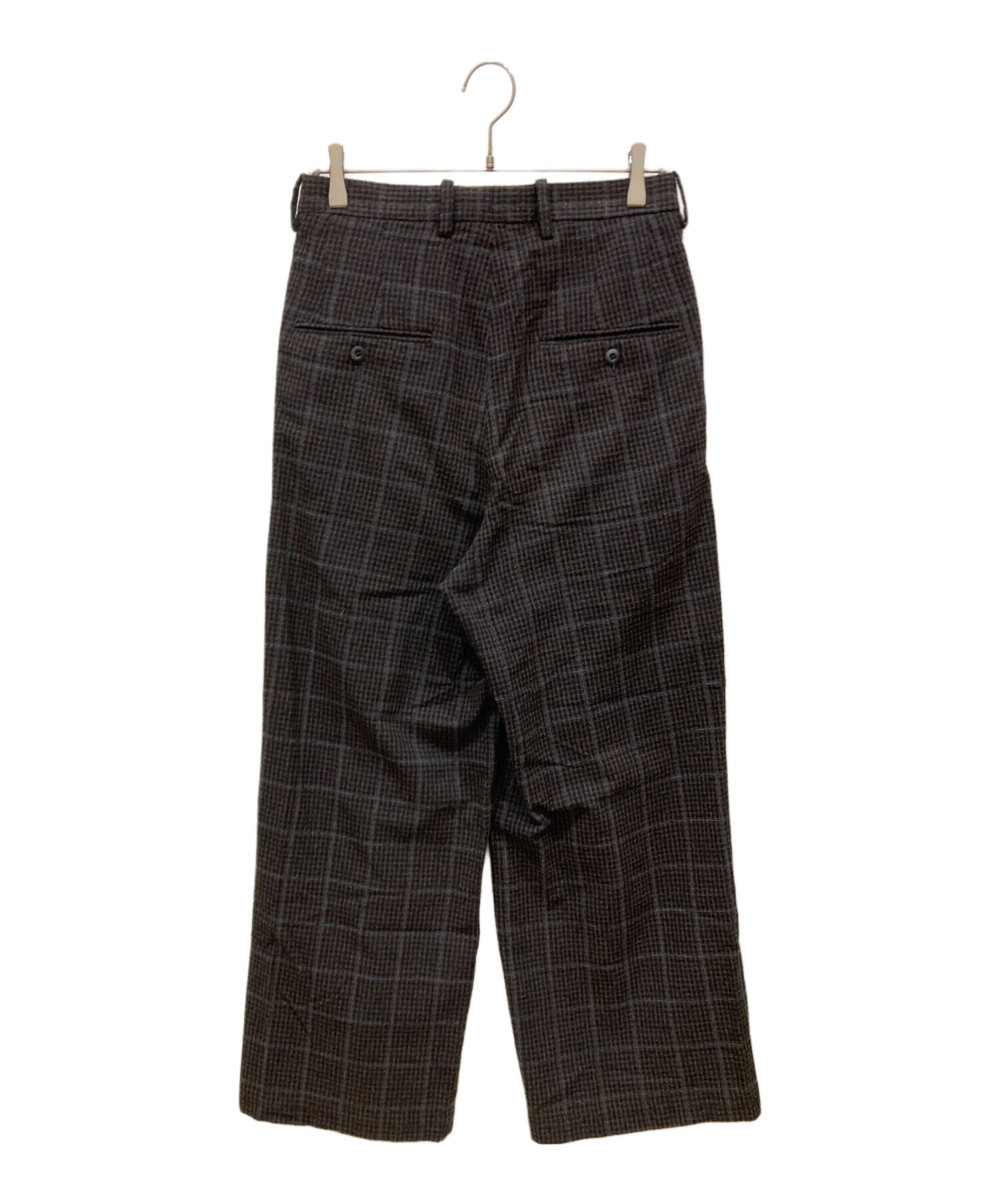 中古・古着通販】M'S BRAQUE (エムズブラック) チェックタックドワイド