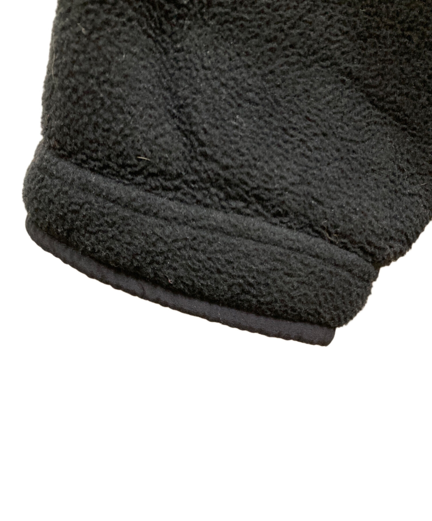 パタゴニア シンチラシャーリングコート パフボールベスト ダスパーカ ブラック 中古・古着通販】Patagonia (パタゴニア) シンチラシャーリングコート
