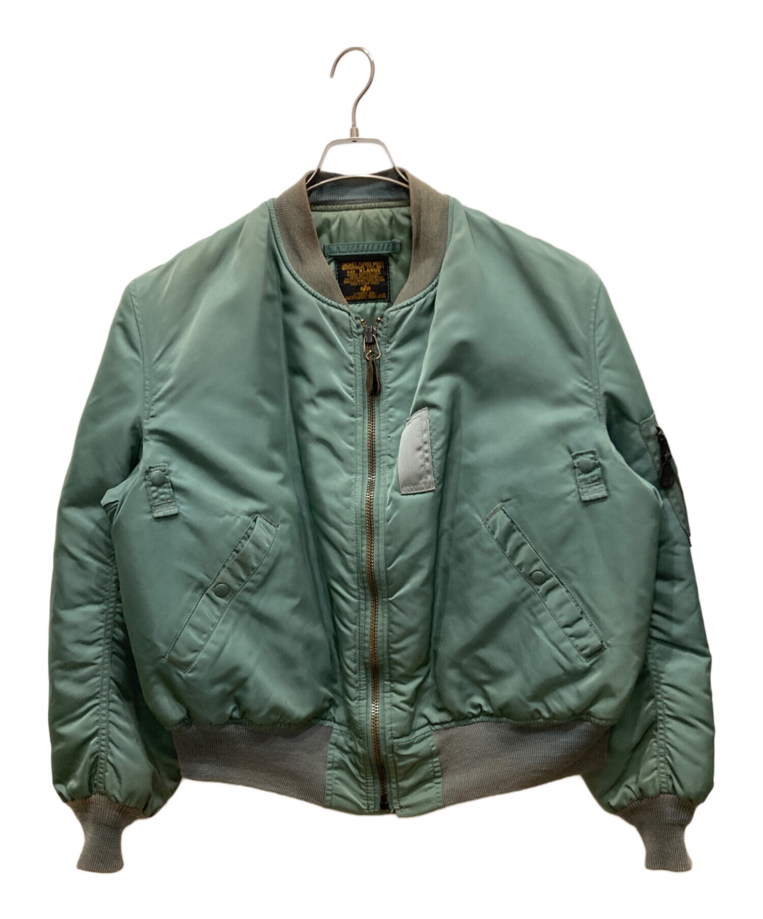 中古・古着通販】ALPHA (アルファ) MA-1ジャケット カーキ サイズ:SIZE