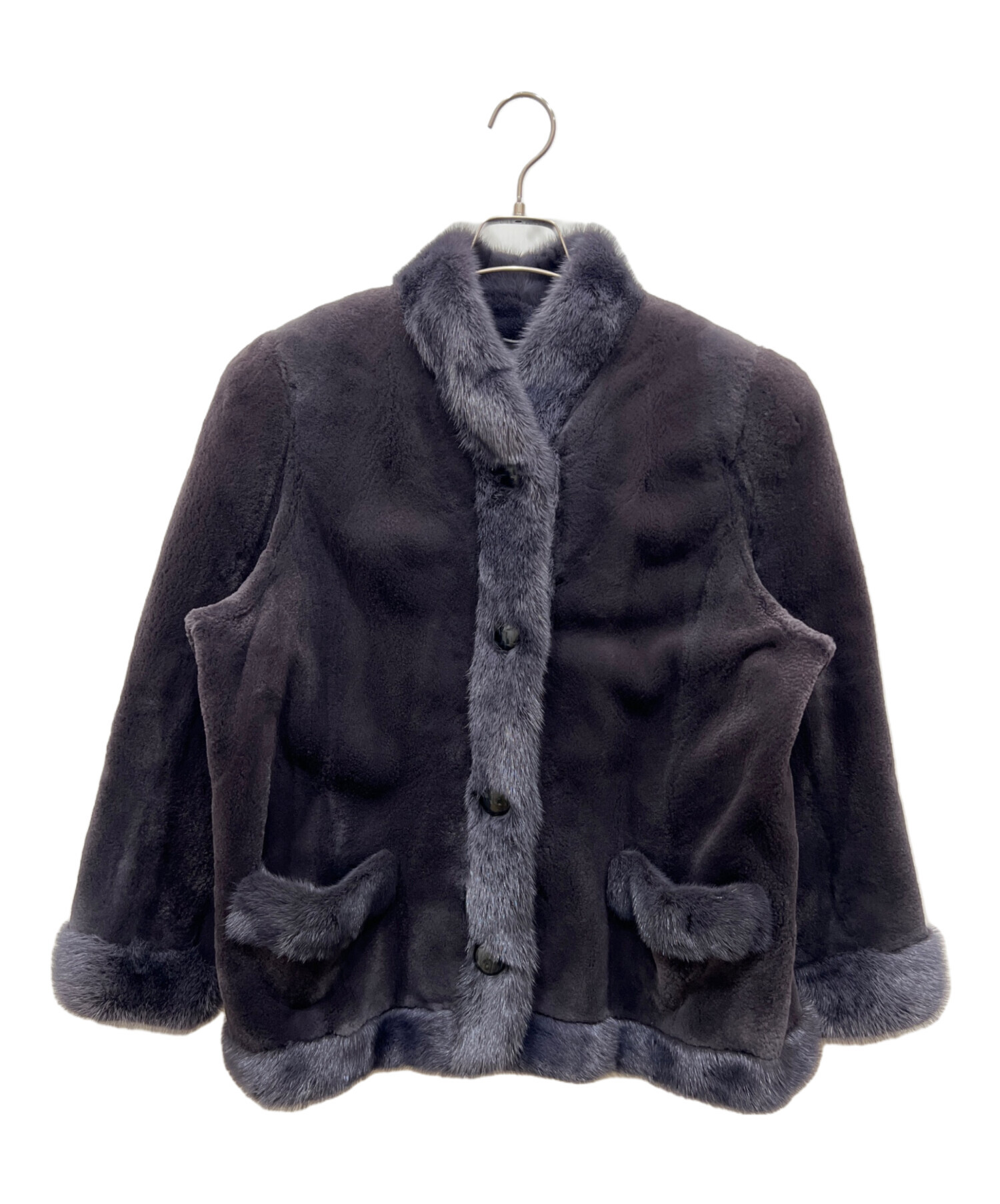 中古・古着通販】SAGA MINK (サガミンク) ファージャケット パープル