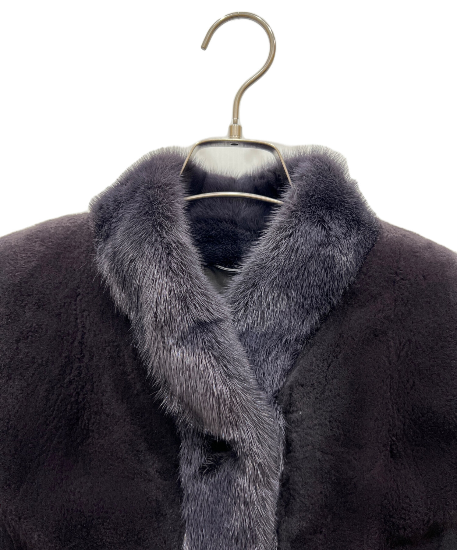 中古・古着通販】SAGA MINK (サガミンク) ファージャケット パープル