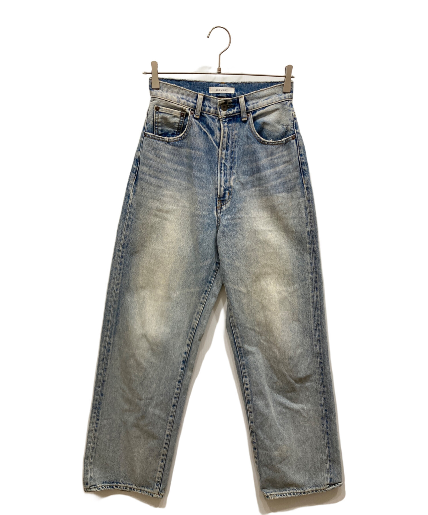 中古・古着通販】moussy (マウジー) HW DAMAGE LOOSE STRAIGHT