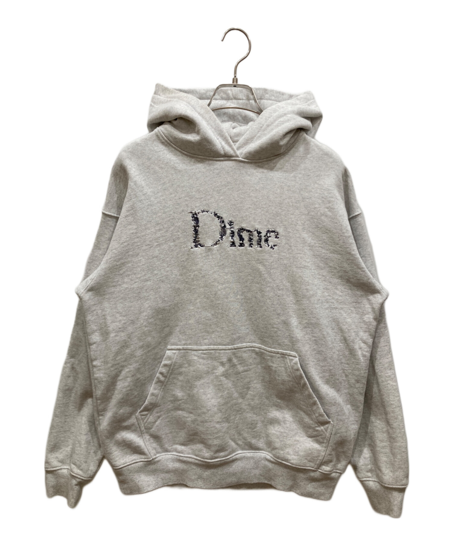 中古・古着通販】Dime (ダイム) ロゴフーディー ホワイト サイズ:M 