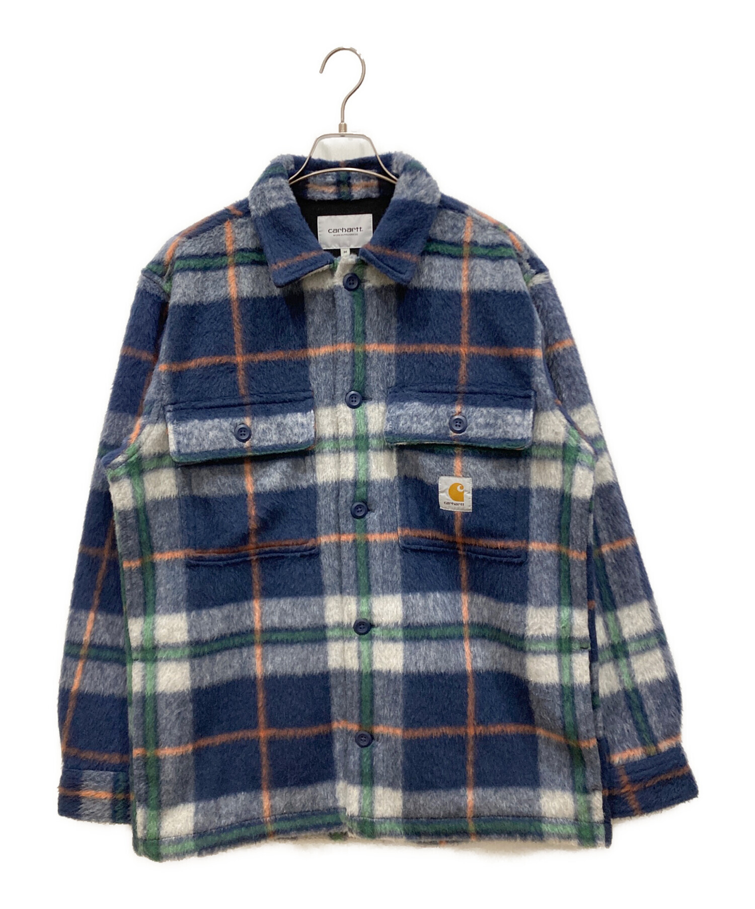 中古・古着通販】CarHartt (カーハート) MANNING SHIRT JAC ネイビー
