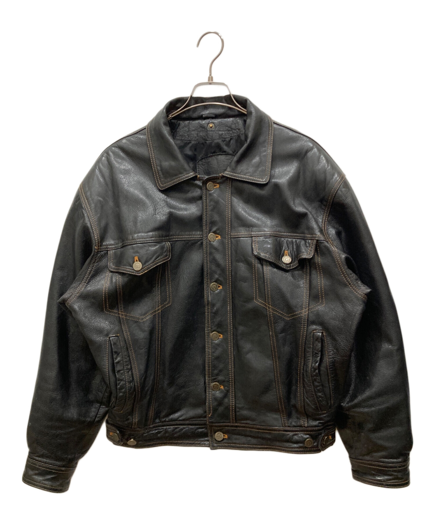 Wind Armor ウインドアーマー　ライダースジャケット 中古・古着通販】Wind Armor (ウィンドアーマー) ラムレザージャケット