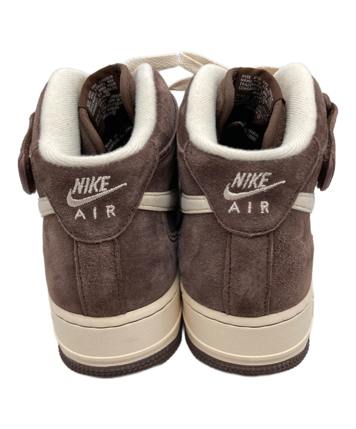 中古・古着通販】NIKE (ナイキ) ハイカットスニーカー ブラウン サイズ