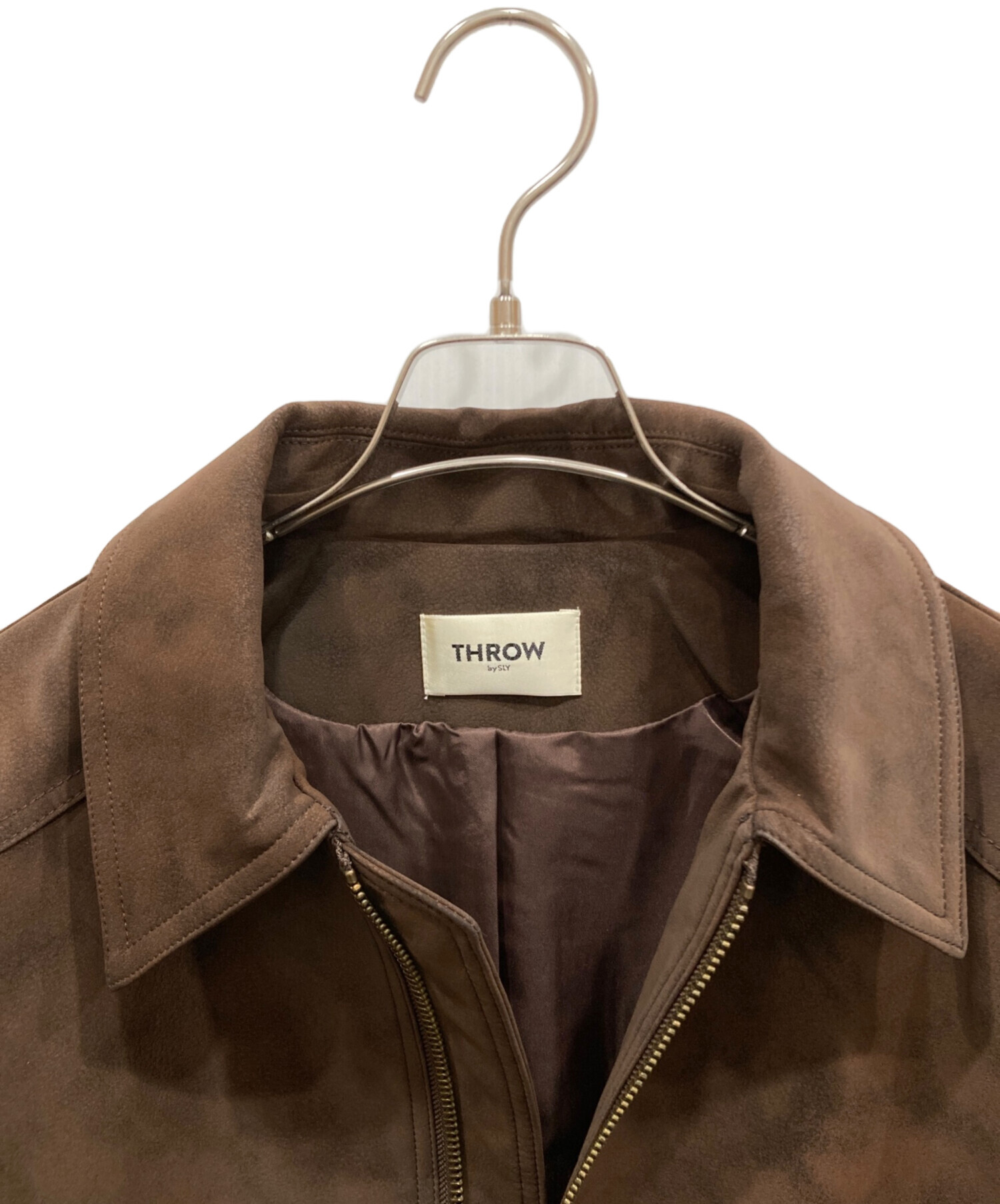 中古・古着通販】THROW (スロー) F／SUEDE SWINGTOP ブルゾン ブラウン 