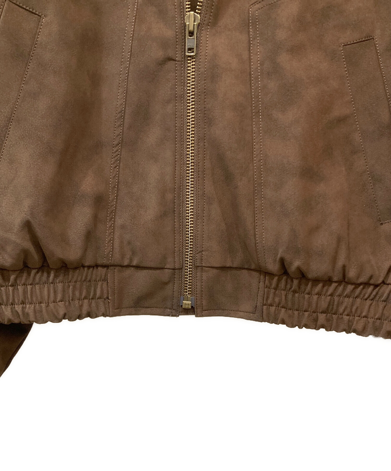 中古・古着通販】THROW (スロー) F／SUEDE SWINGTOP ブルゾン ブラウン 