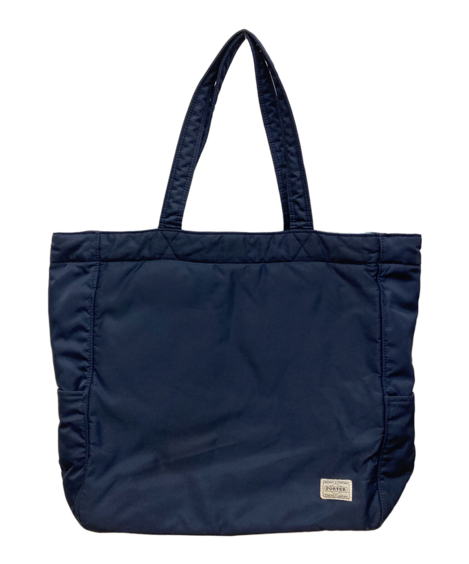 中古・古着通販】PORTER (ポーター) ナイロントートバッグ ネイビー 