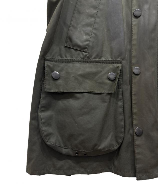 古着　barbour BEDALE 50 カーキ　オイルドジャケット p6588-2.jpg