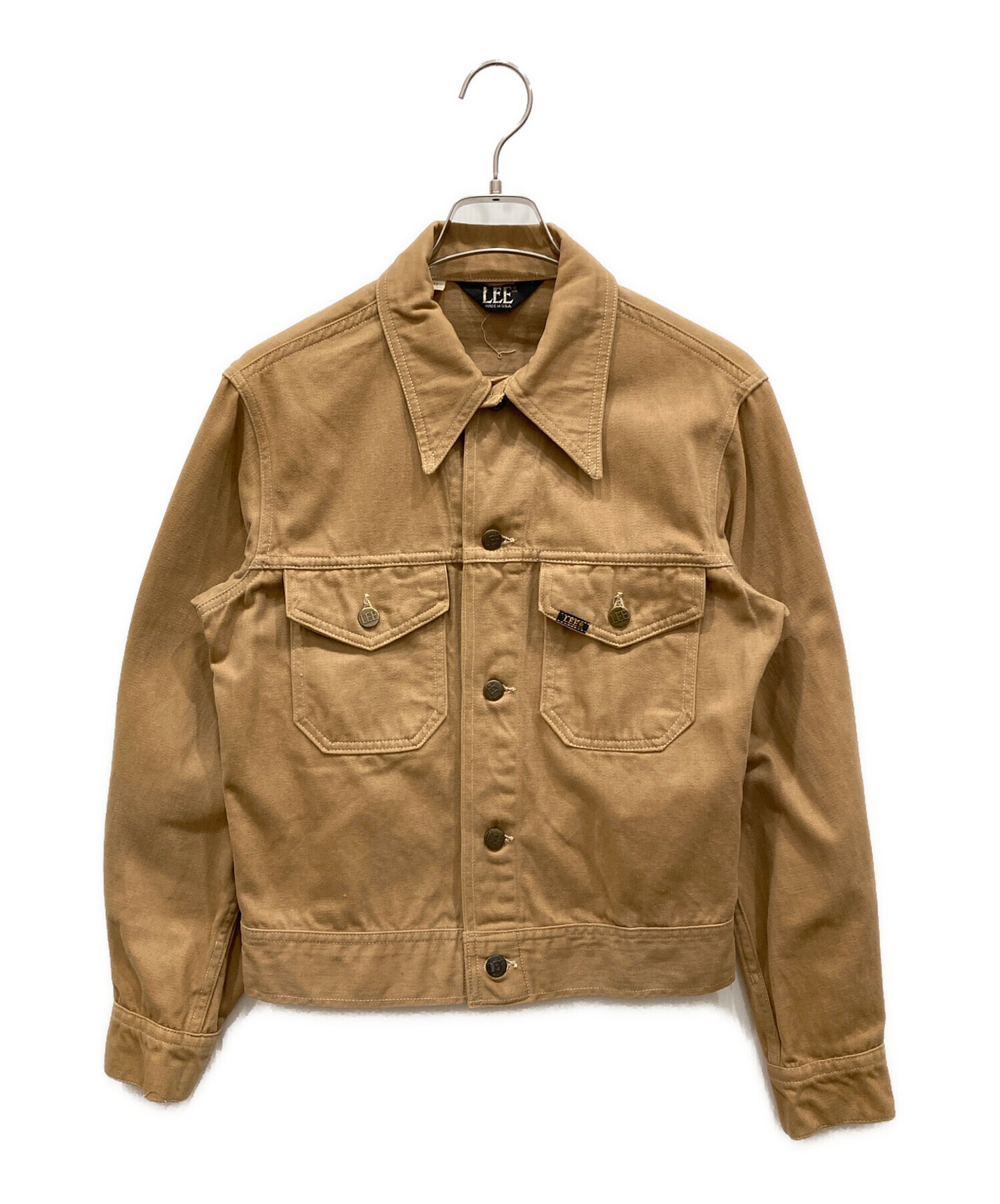 中古・古着通販】LEE (リー) トラッカージャケット ブラウン サイズ