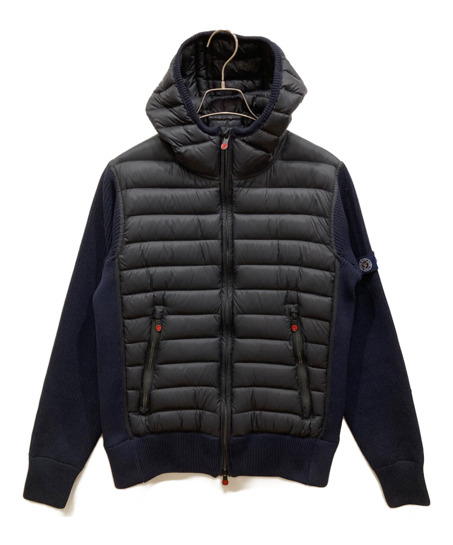 G-STAGE ダウン ニット 切替 ジャケット 中古・古着通販】G-Stage (ジーステージ) ニット切替ダウンジャケット