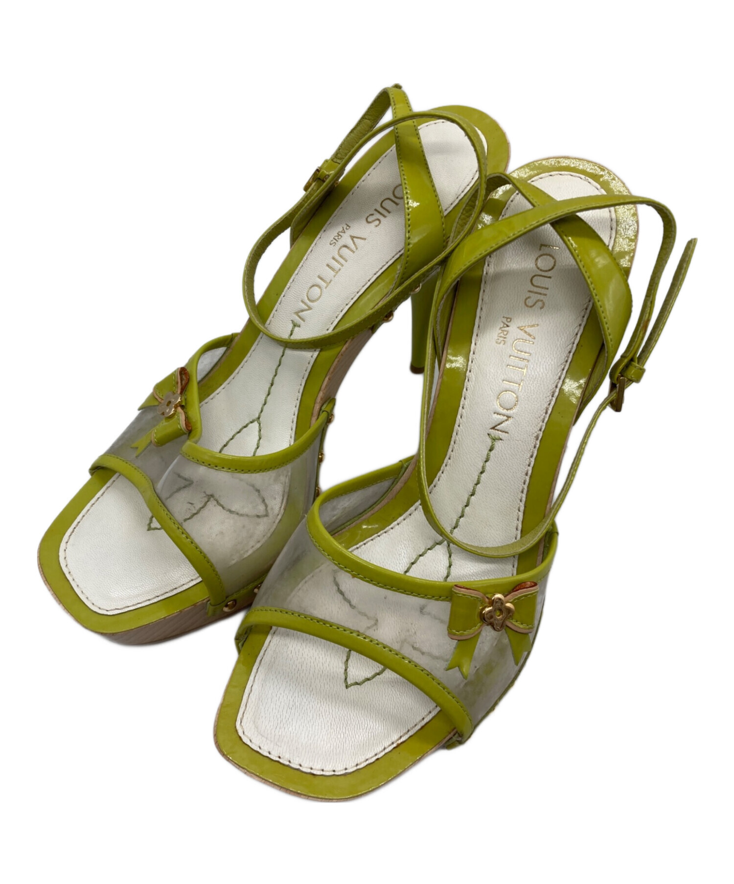 中古・古着通販】LOUIS VUITTON (ルイ ヴィトン) サンダル グリーン