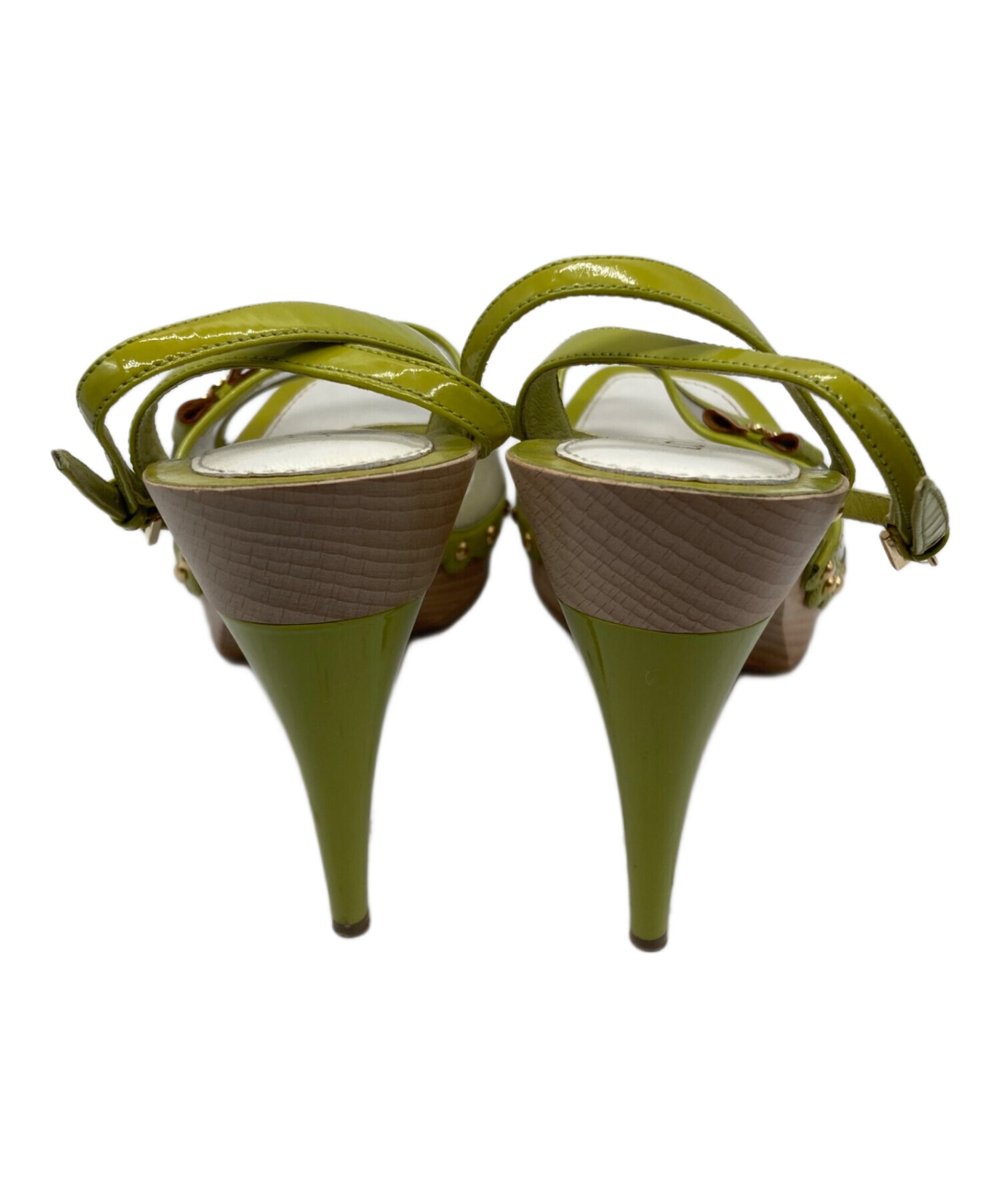 中古・古着通販】LOUIS VUITTON (ルイ ヴィトン) サンダル グリーン