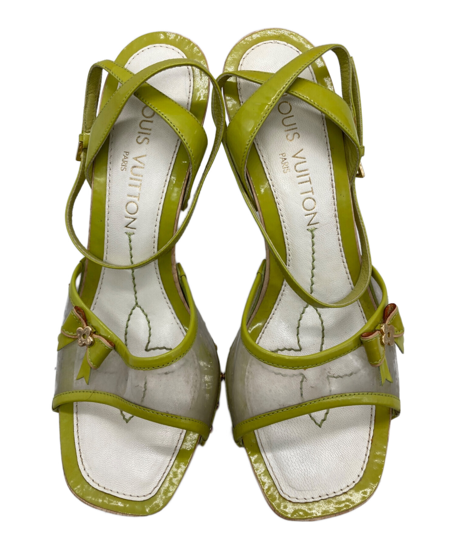中古・古着通販】LOUIS VUITTON (ルイ ヴィトン) サンダル グリーン