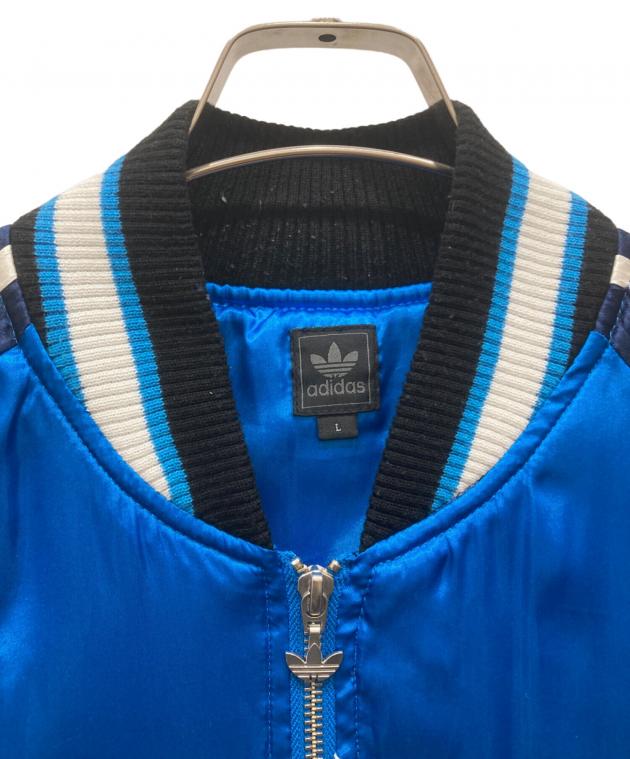 中古・古着通販】adidas (アディダス) スカジャン ブルー サイズ:SIZE