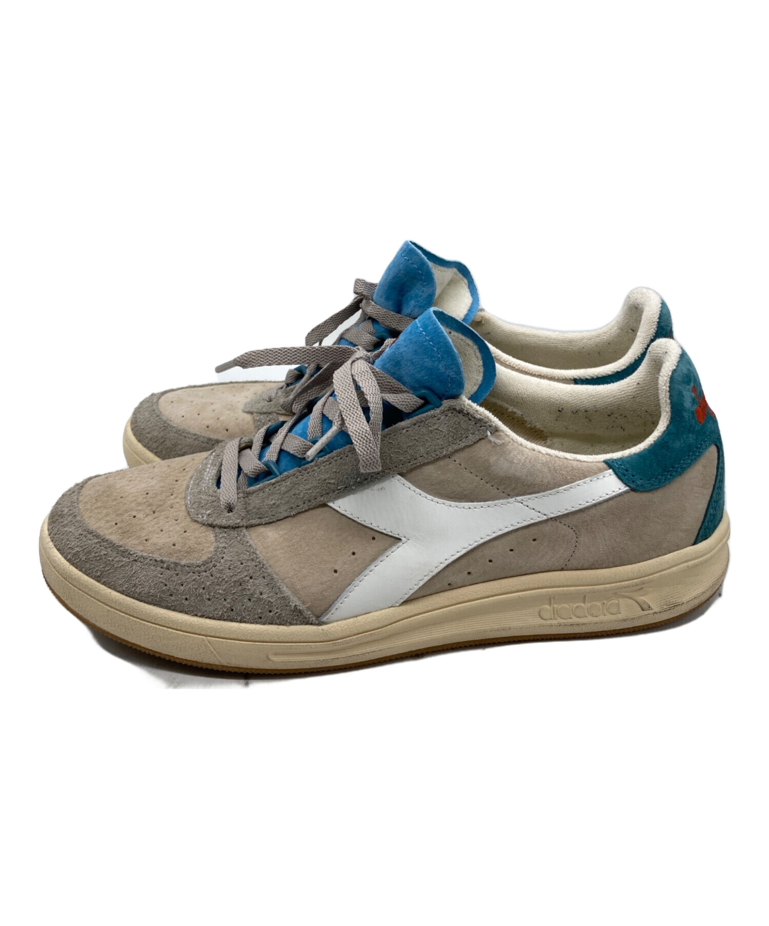 中古・古着通販】DIADORA (ディアドラ) スニーカー ベージュ×ブルー 
