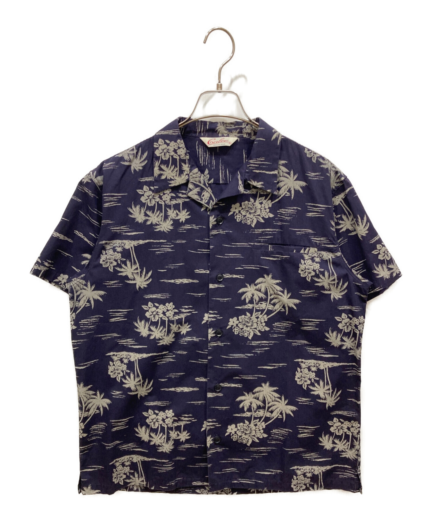 Calee アロハシャツ 半袖 花柄 XL CALEE ALLOVER FLOWER AMUNZEN SHIRT