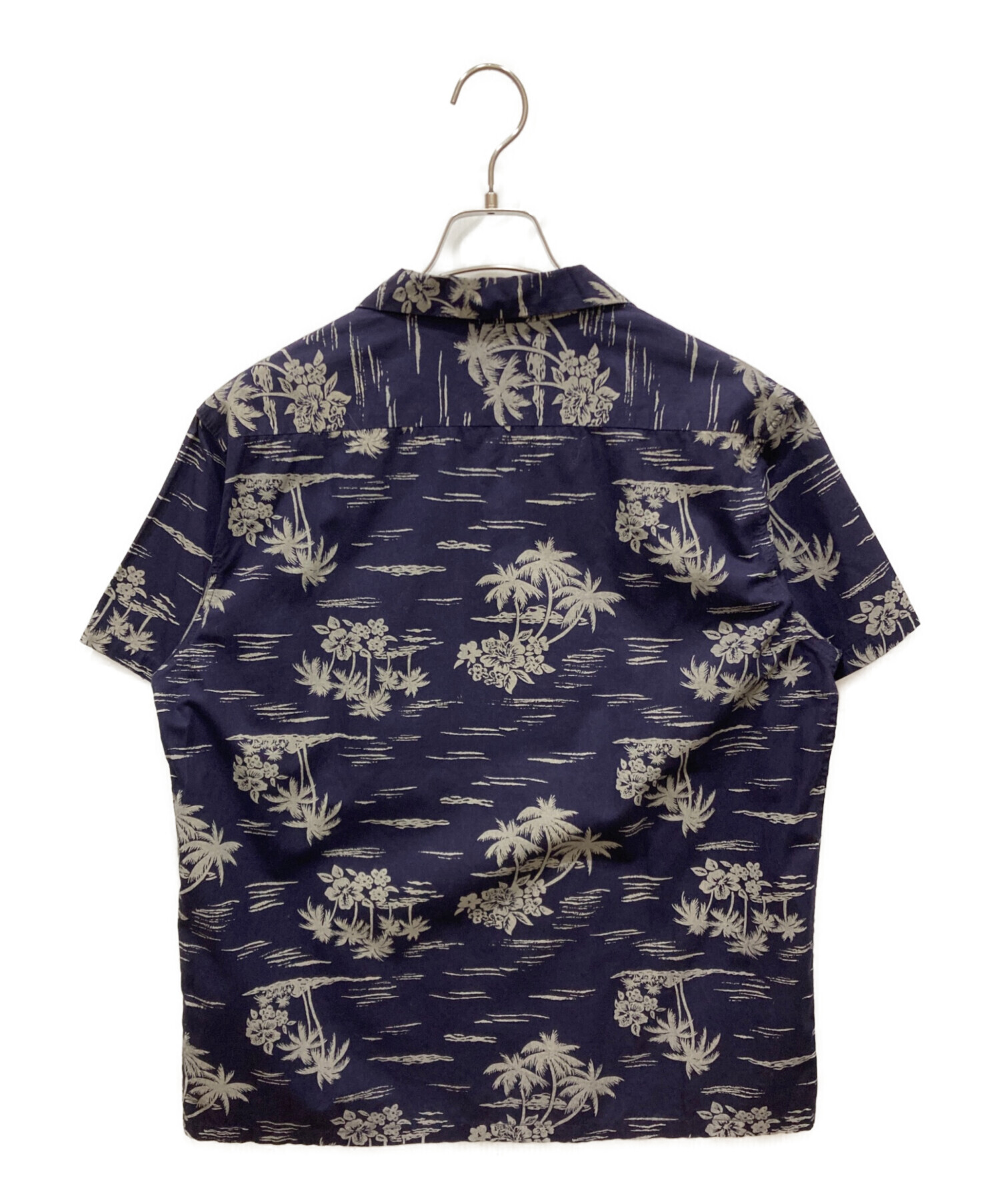 中古・古着通販】CALEE (キャリー) アロハシャツ ネイビー サイズ:SIZE
