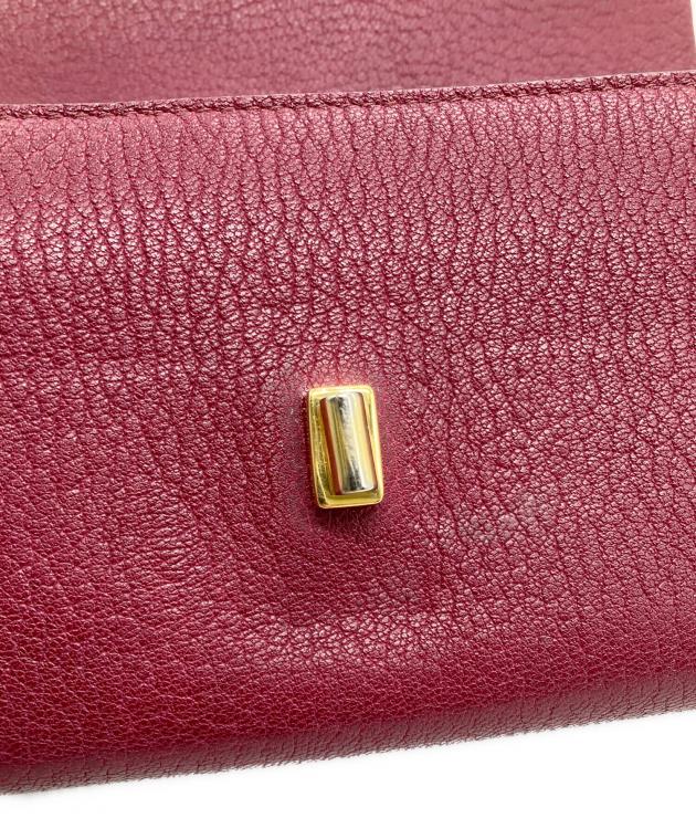 中古・古着通販】Chloe (クロエ) ドリュー長財布 レッド｜ブランド