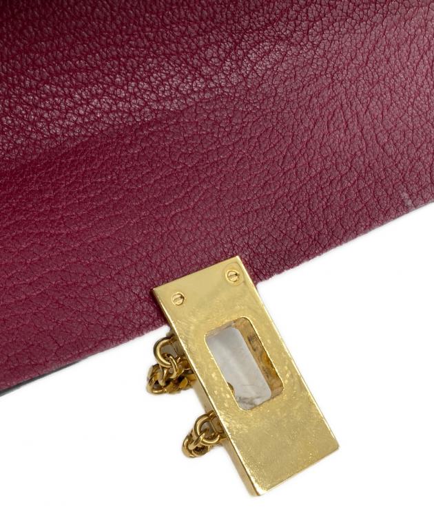 中古・古着通販】Chloe (クロエ) ドリュー長財布 レッド｜ブランド