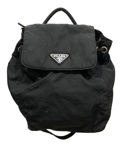 中古・古着通販】PRADA (プラダ) ミニ巾着リュック ブラック｜ブランド