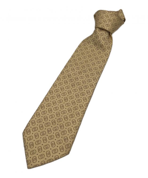 中古・古着通販】GUCCI (グッチ) ネクタイ ゴールド サイズ:不明