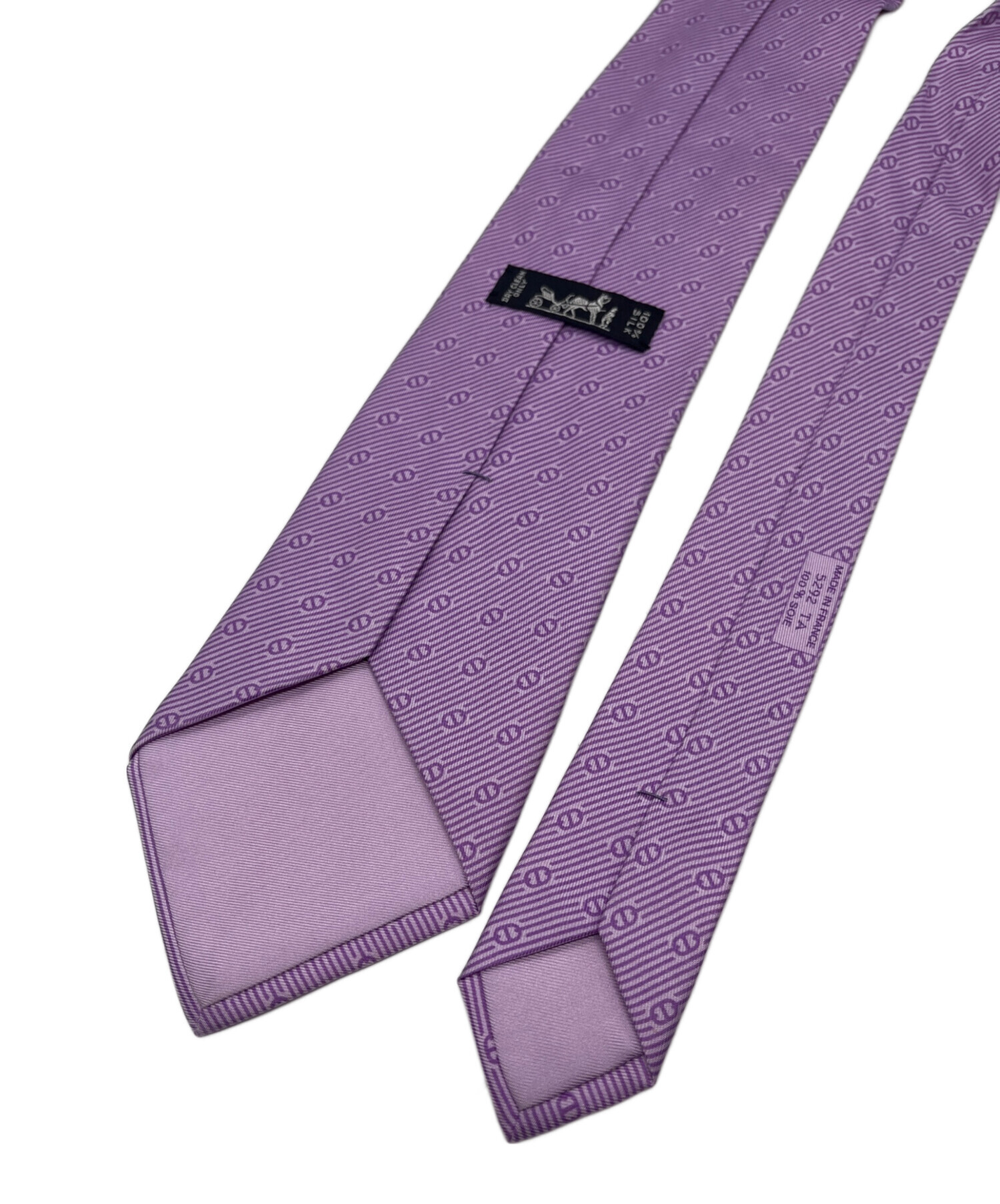 中古・古着通販】HERMES (エルメス) ネクタイ パープル サイズ:不明