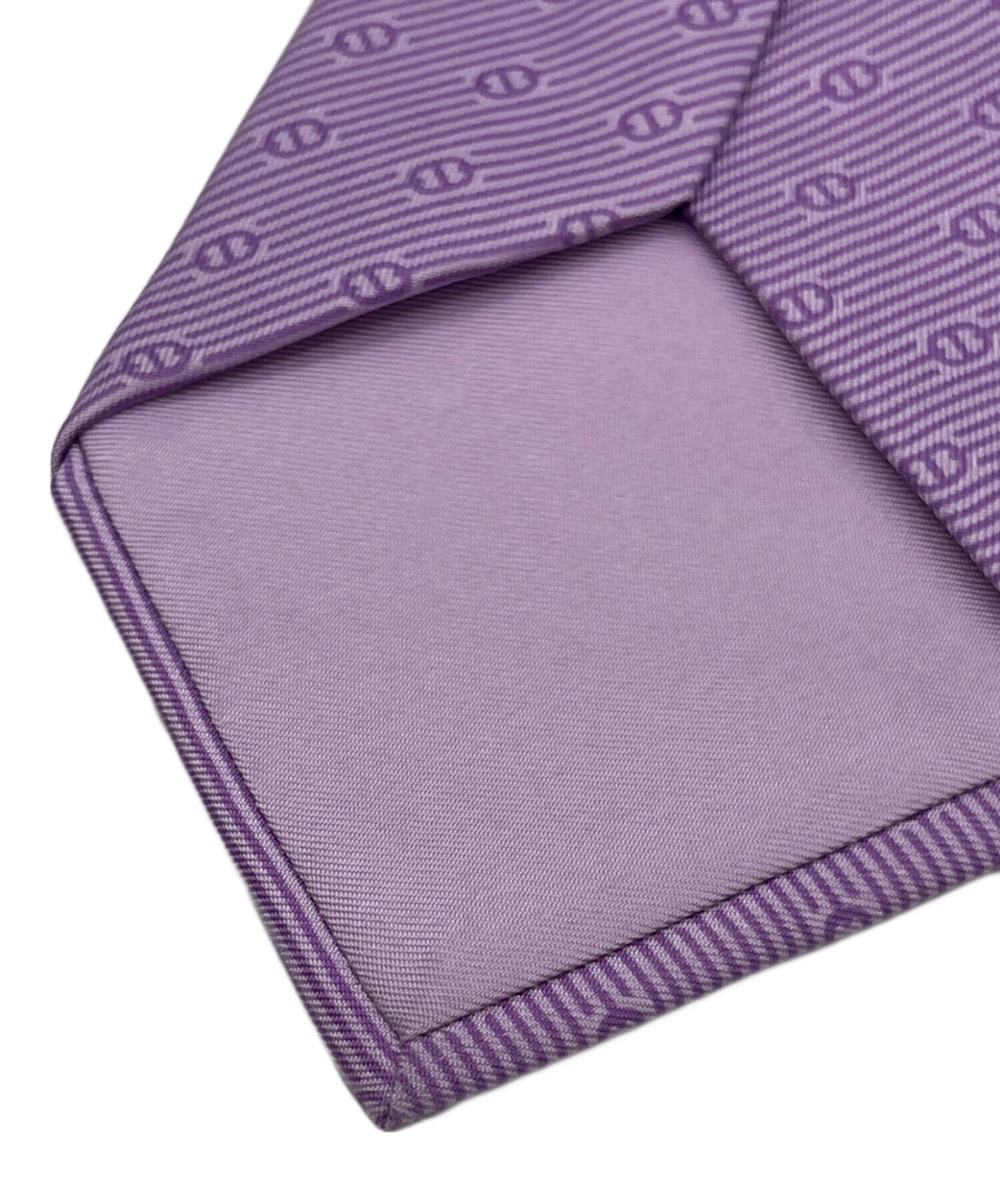 中古・古着通販】HERMES (エルメス) ネクタイ パープル サイズ:不明