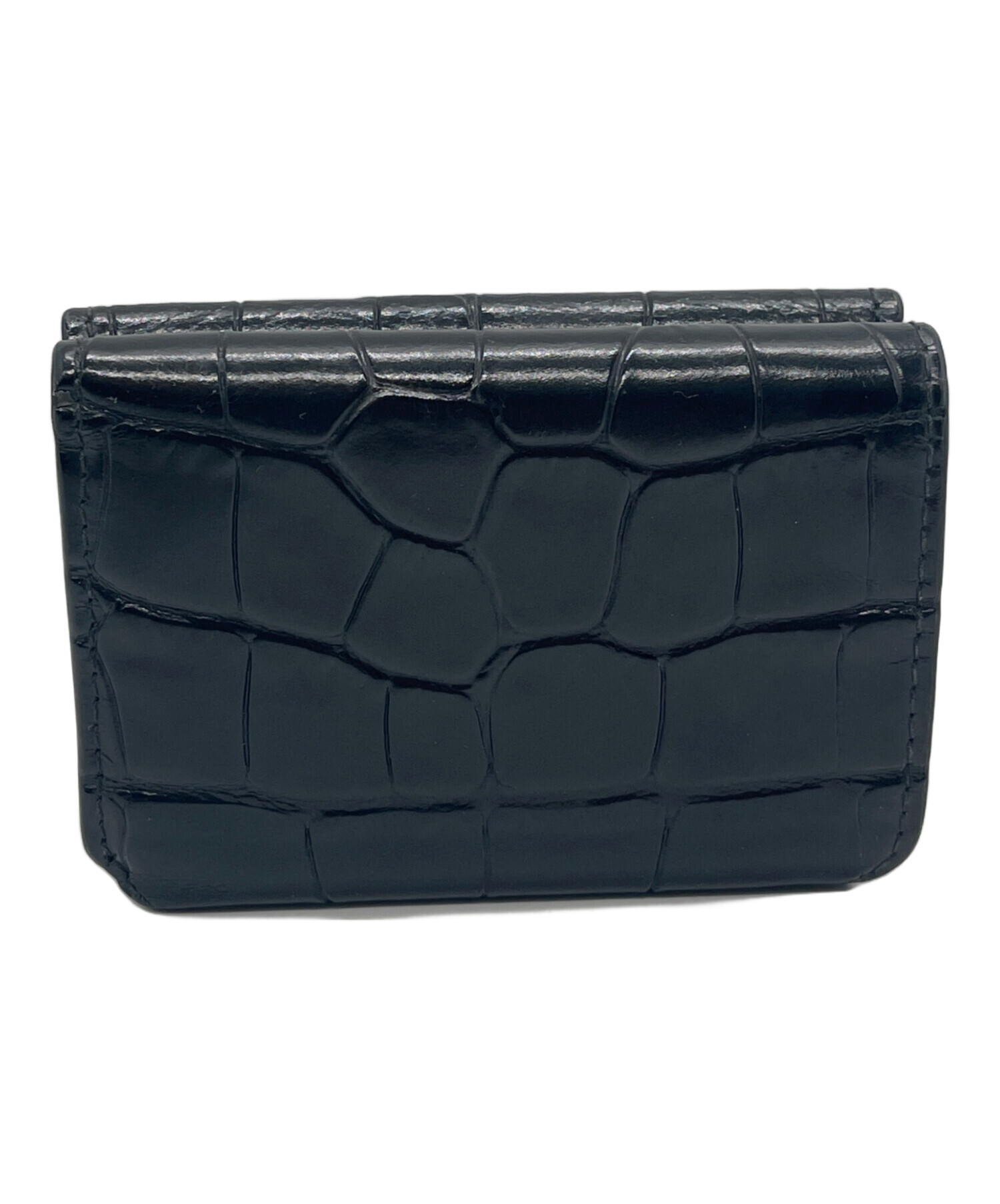 中古・古着通販】BALENCIAGA (バレンシアガ) 3つ折り財布 BBメタルロゴ