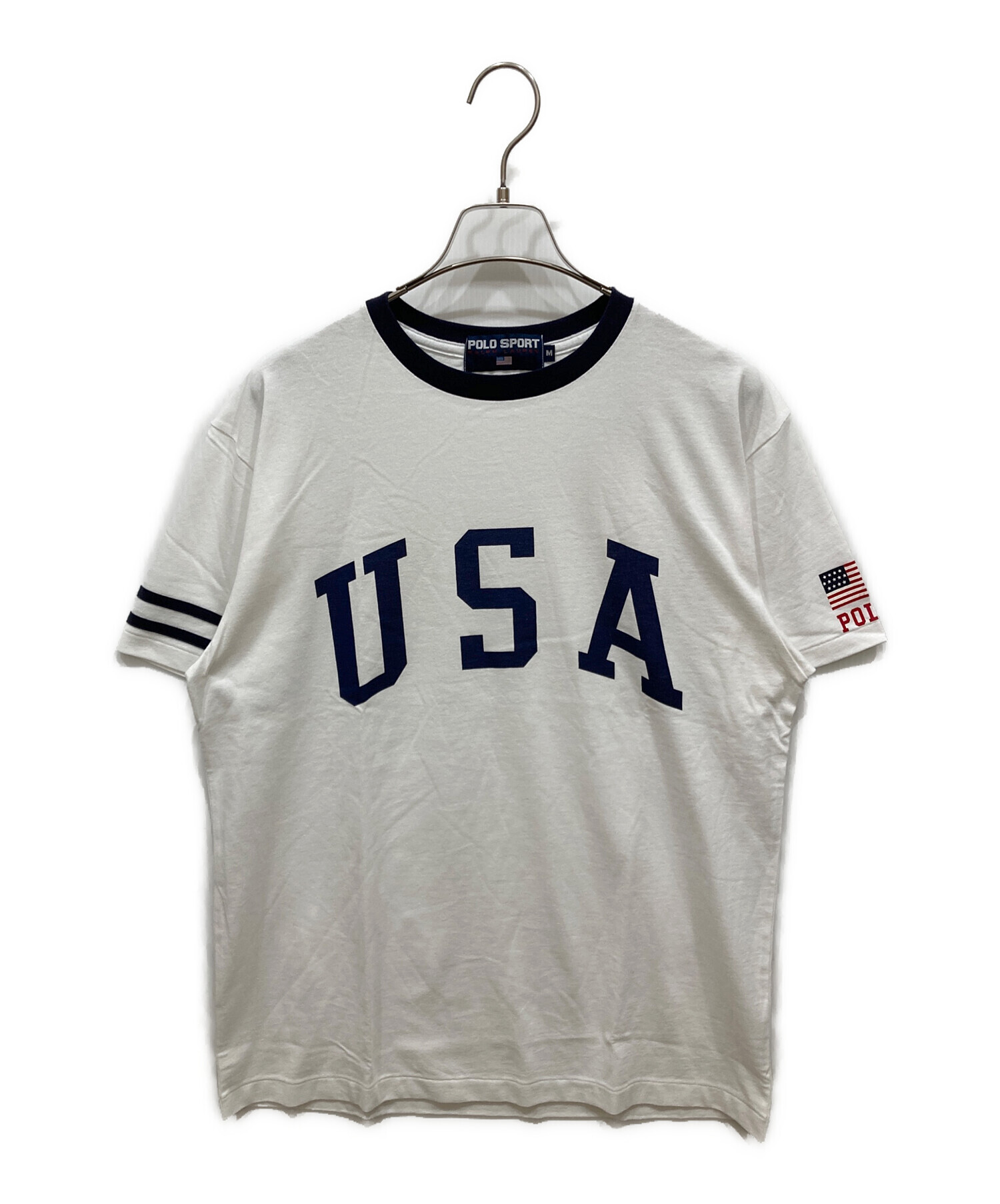 中古・古着通販】POLO SPORT (ポロスポーツ) USAプリントTシャツ 