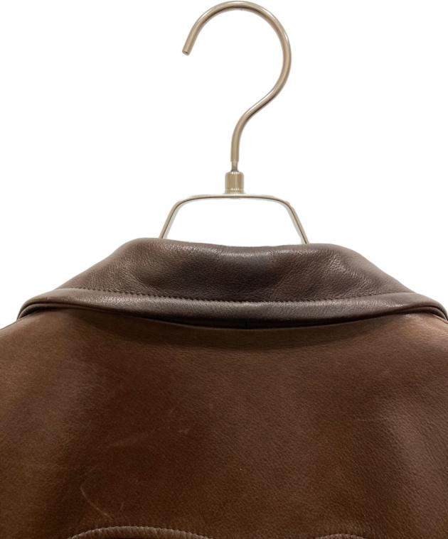 中古・古着通販】GLAD HAND (グラッドハンド) カウレザーカーコート