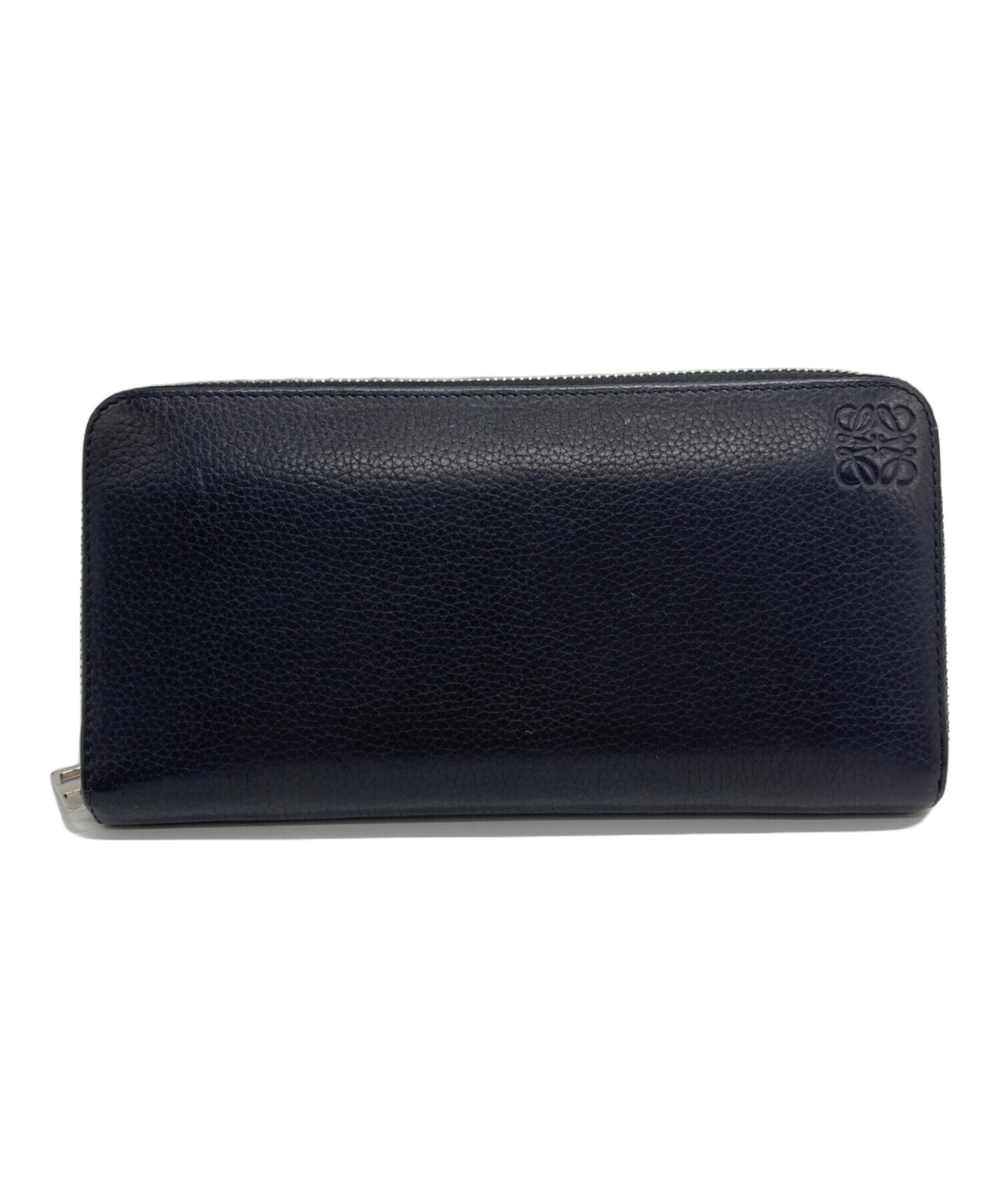 中古・古着通販】LOEWE (ロエベ) ラウンドファスナー長財布 ブラック