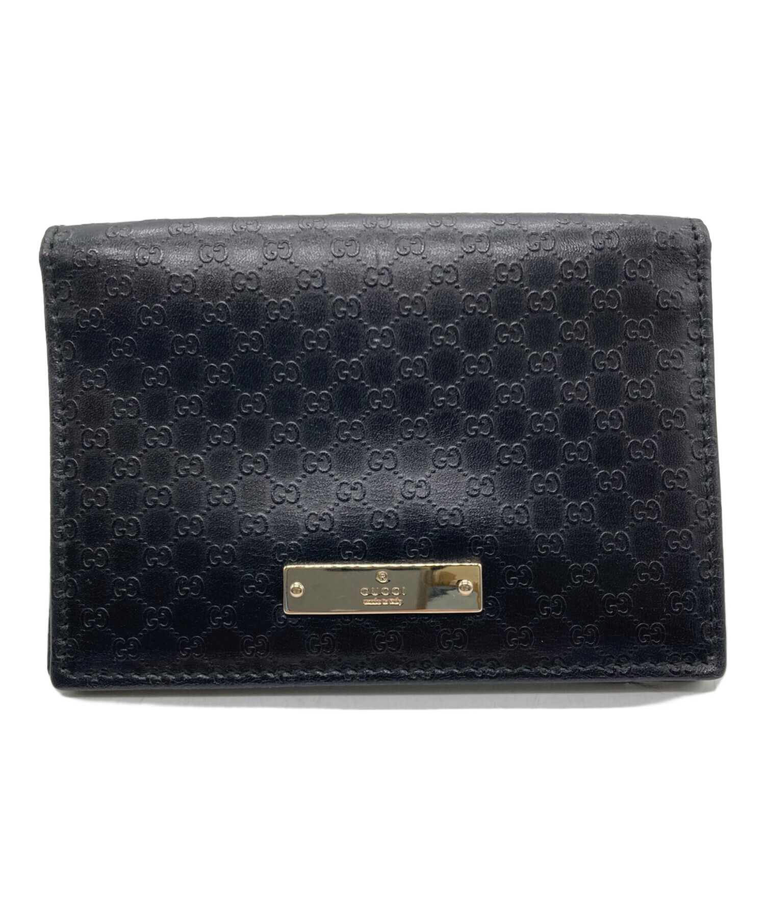 GUCCI グッチ　パスケース 中古・古着通販】GUCCI (グッチ) パスケース ブラック｜ブランド・古着