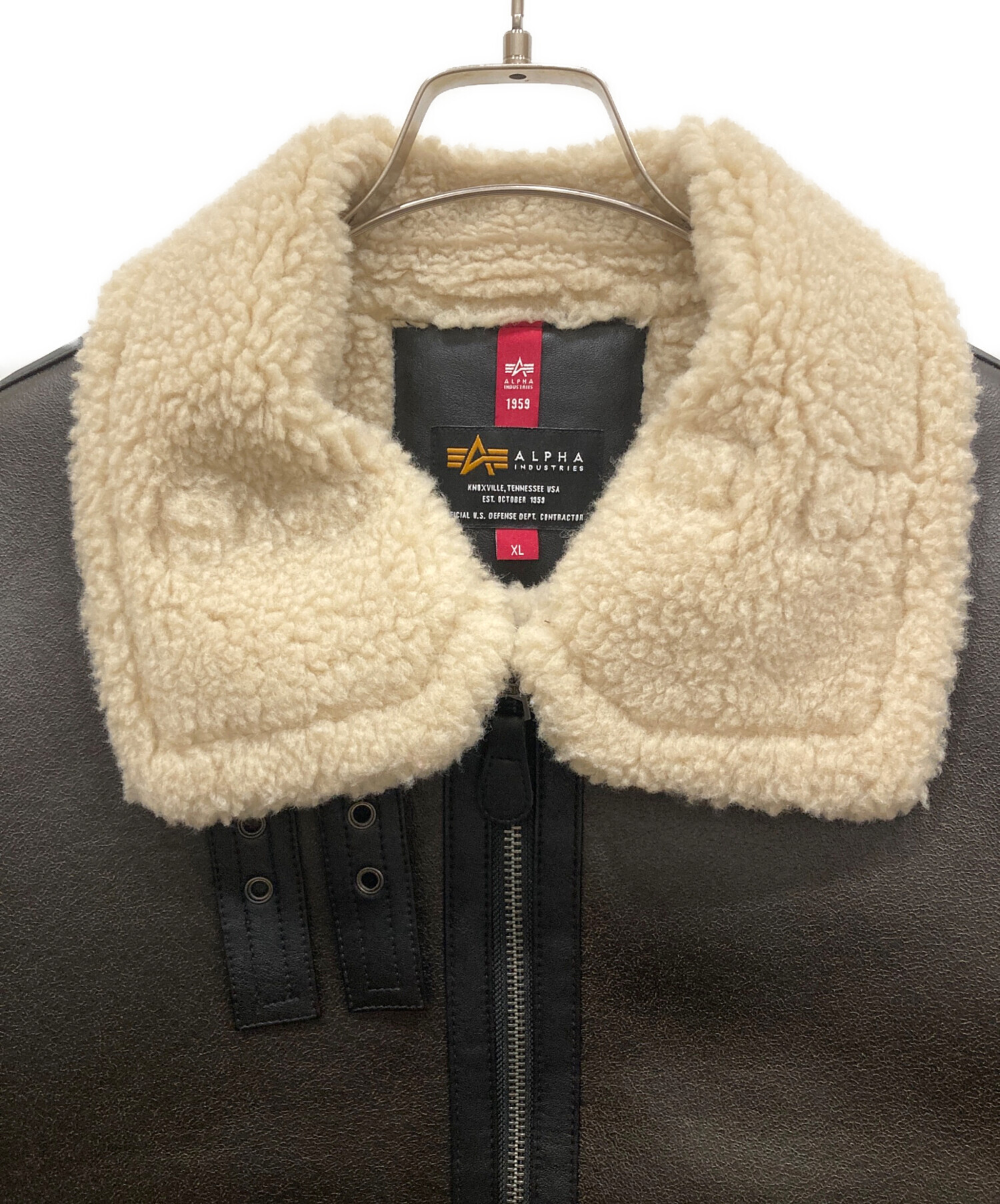 中古・古着通販】ALPHA (アルファ) B-3フェイクムートンフライト
