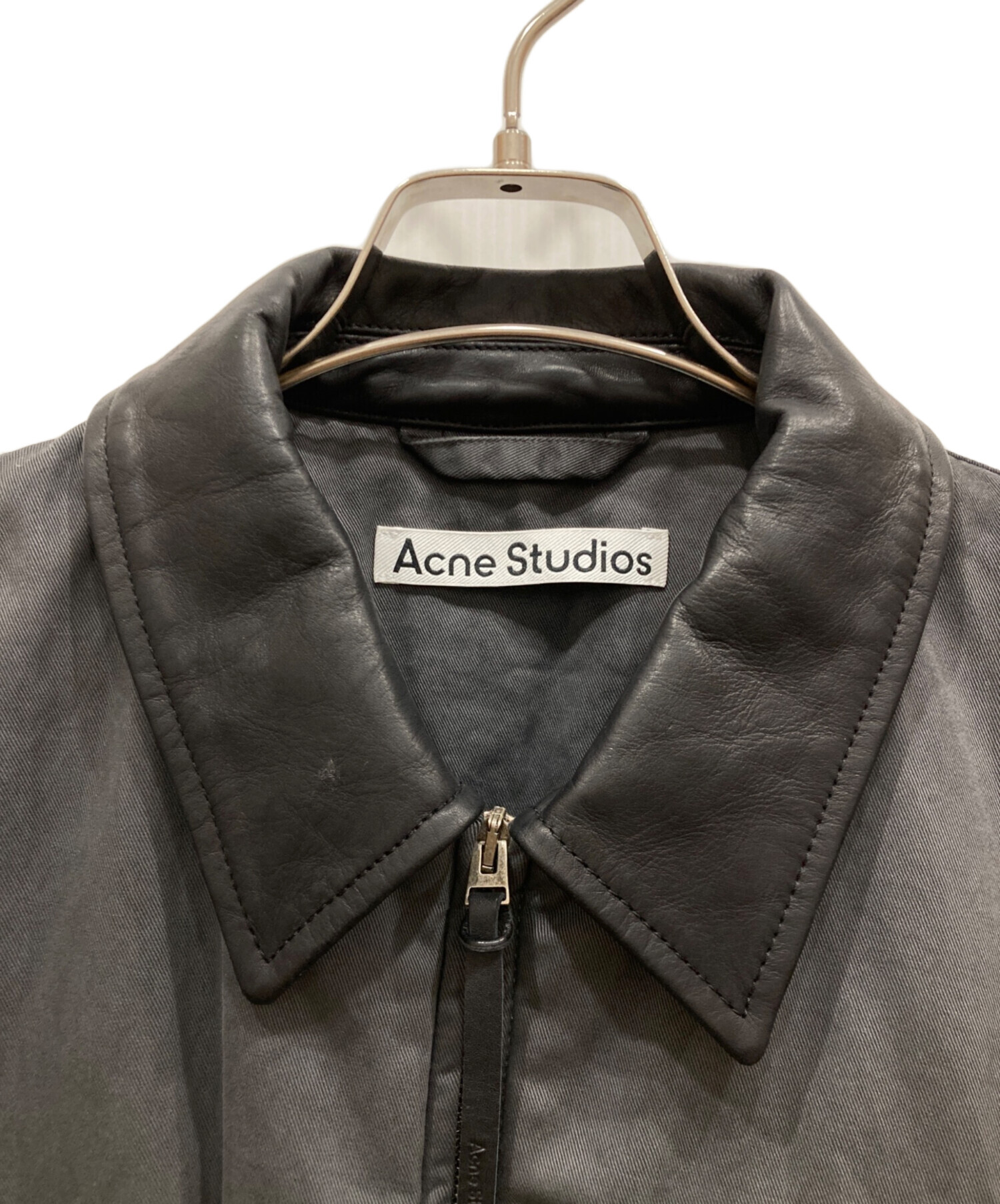 Acne Studios グレー ジャケット Acne Studios - ダブルブレストスーツジャケット - グレー