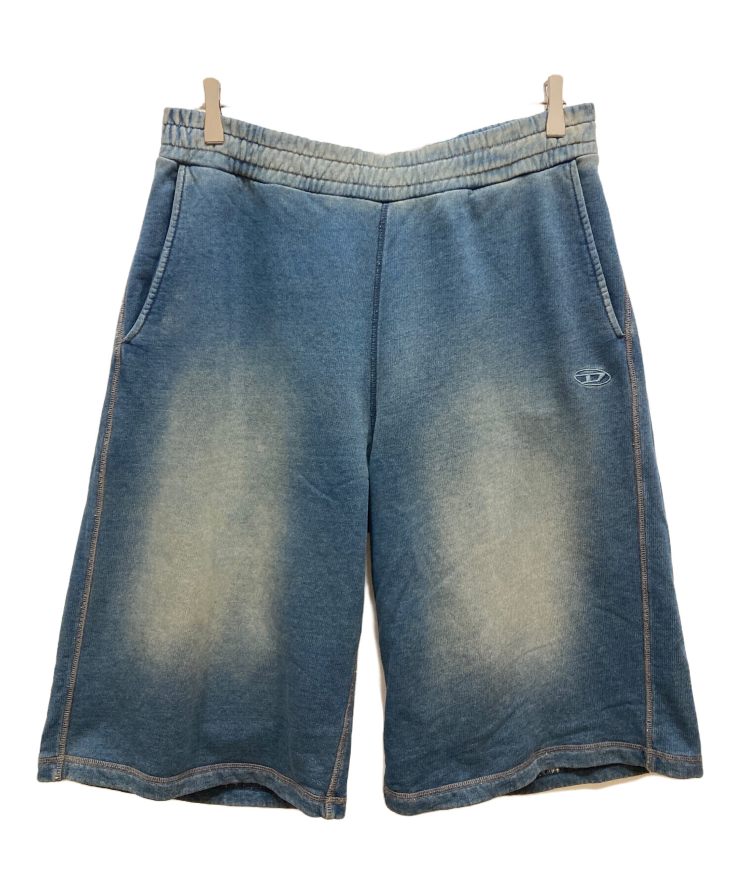 中古・古着通販】DIESEL (ディーゼル) ブリーチ加工ハーフパンツ